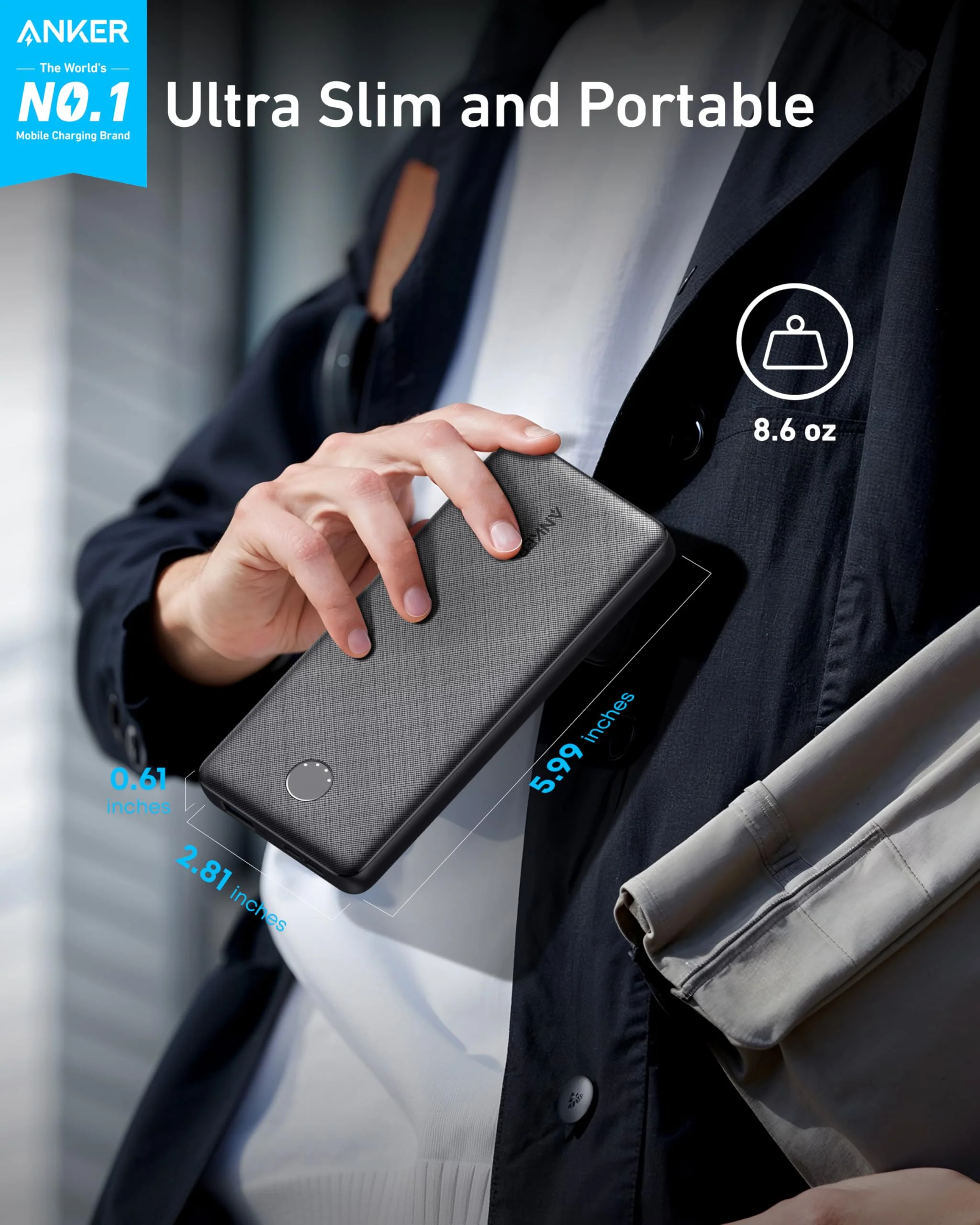 Anker 313 Power Bank (PowerCore 10K) - Image 3