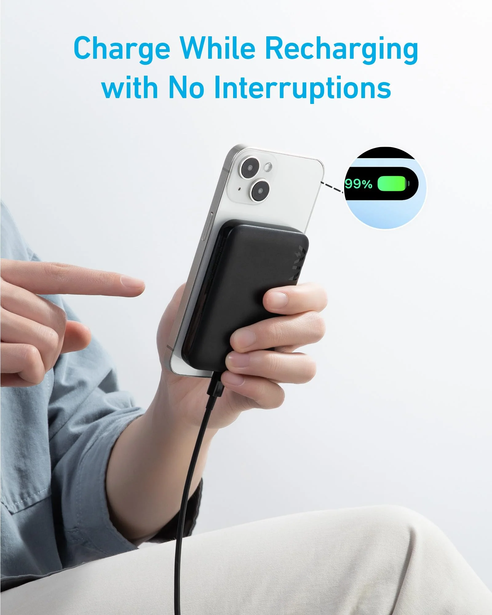 Anker 321 MagGo Battery (PowerCore Magnetic 5K) - Image 7