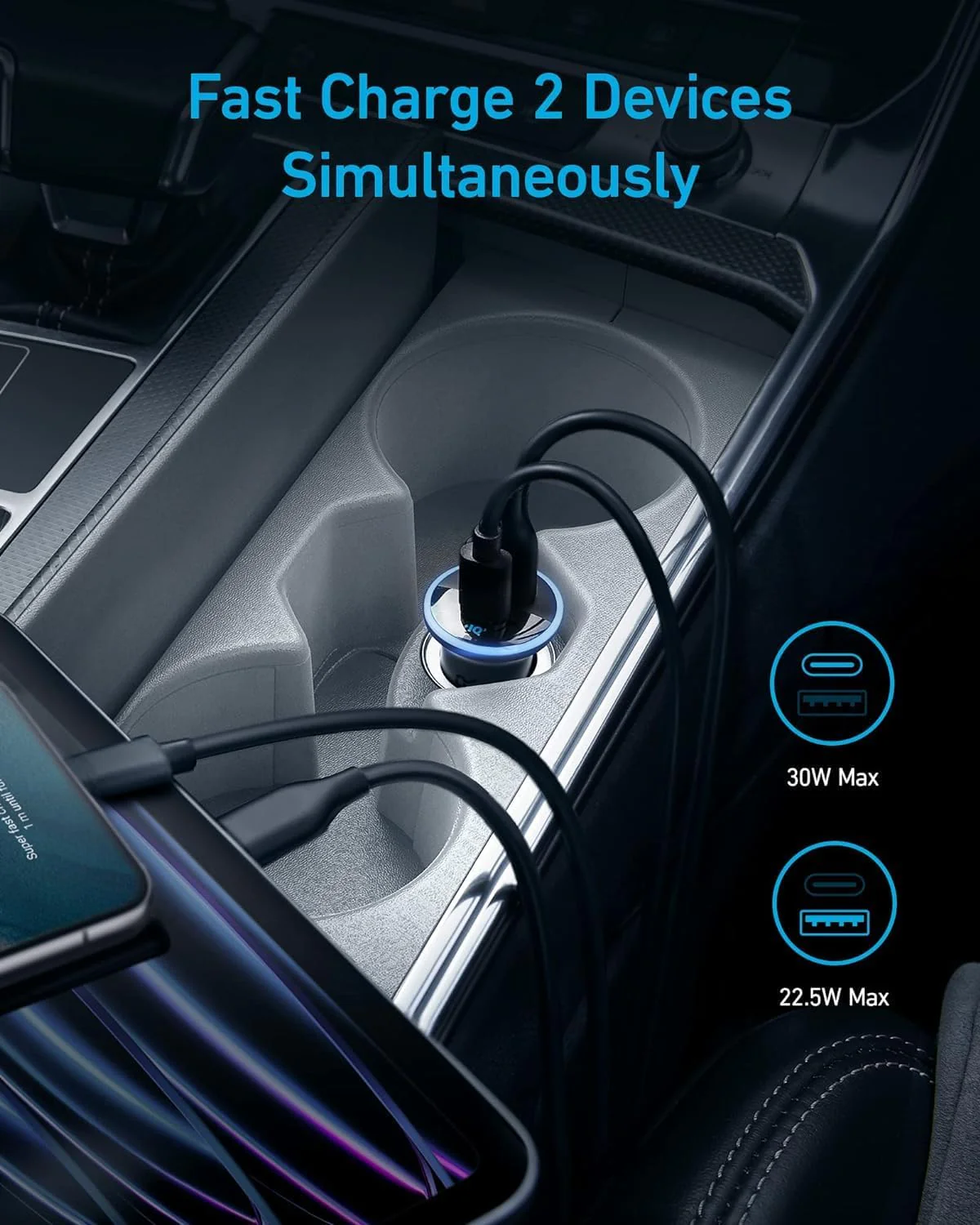 Anker 323 Car Charger (52.5 W) - Image 3
