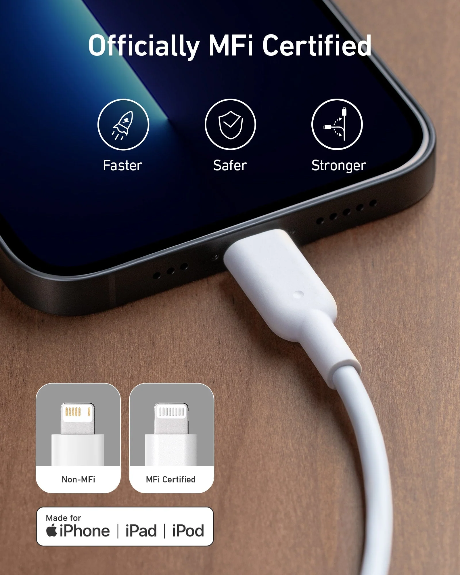Anker 511 Charger (Nano) with USB-C to Lightning Cable - Image 4