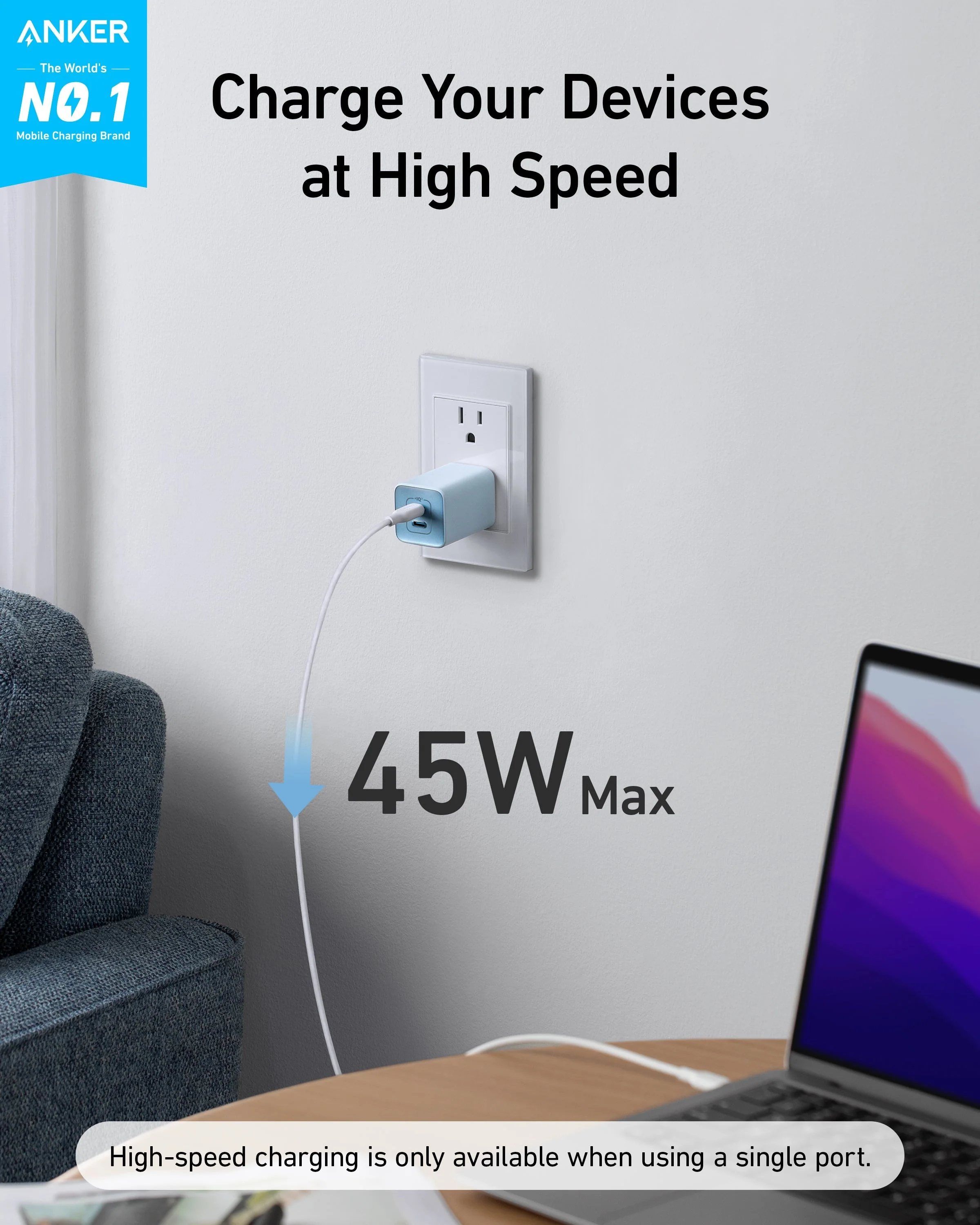 Anker 523 Charger (Nano 3, 47W) - Image 15