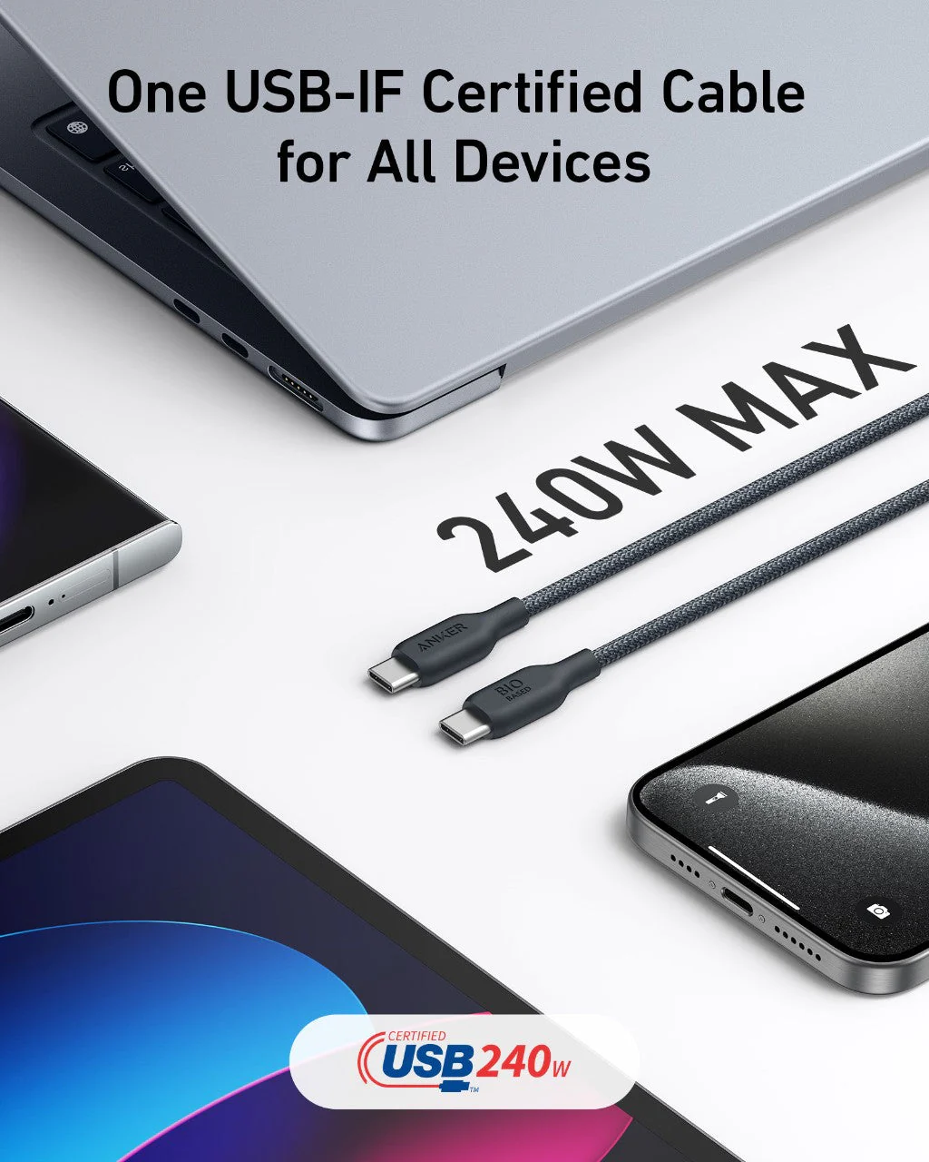 Anker 543 USB-C to USB-C Cable (Bio-Braided,6 ft) - Image 21