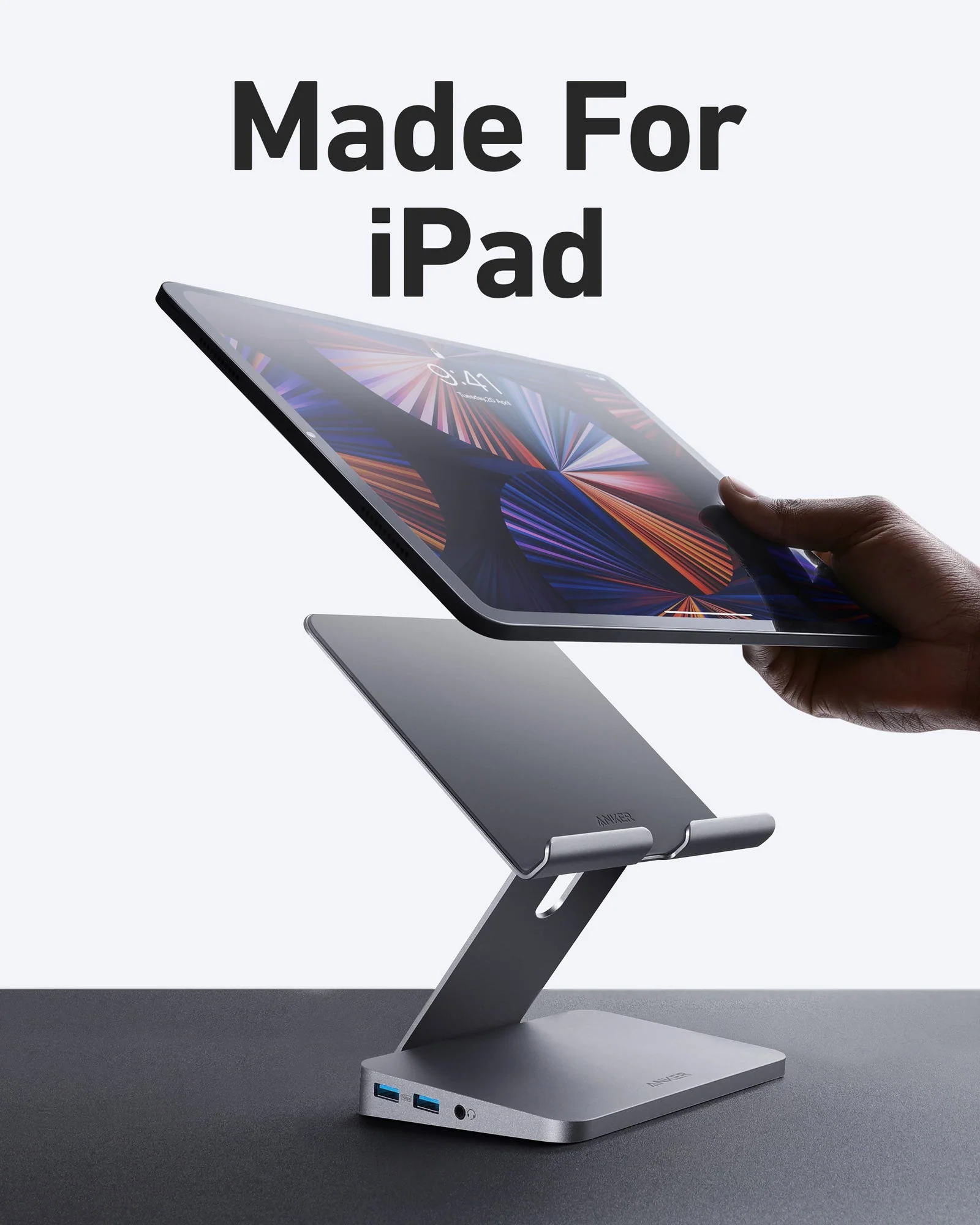 Anker 551 USB-C Hub (8-in-1, Tablet Stand) - Image 2