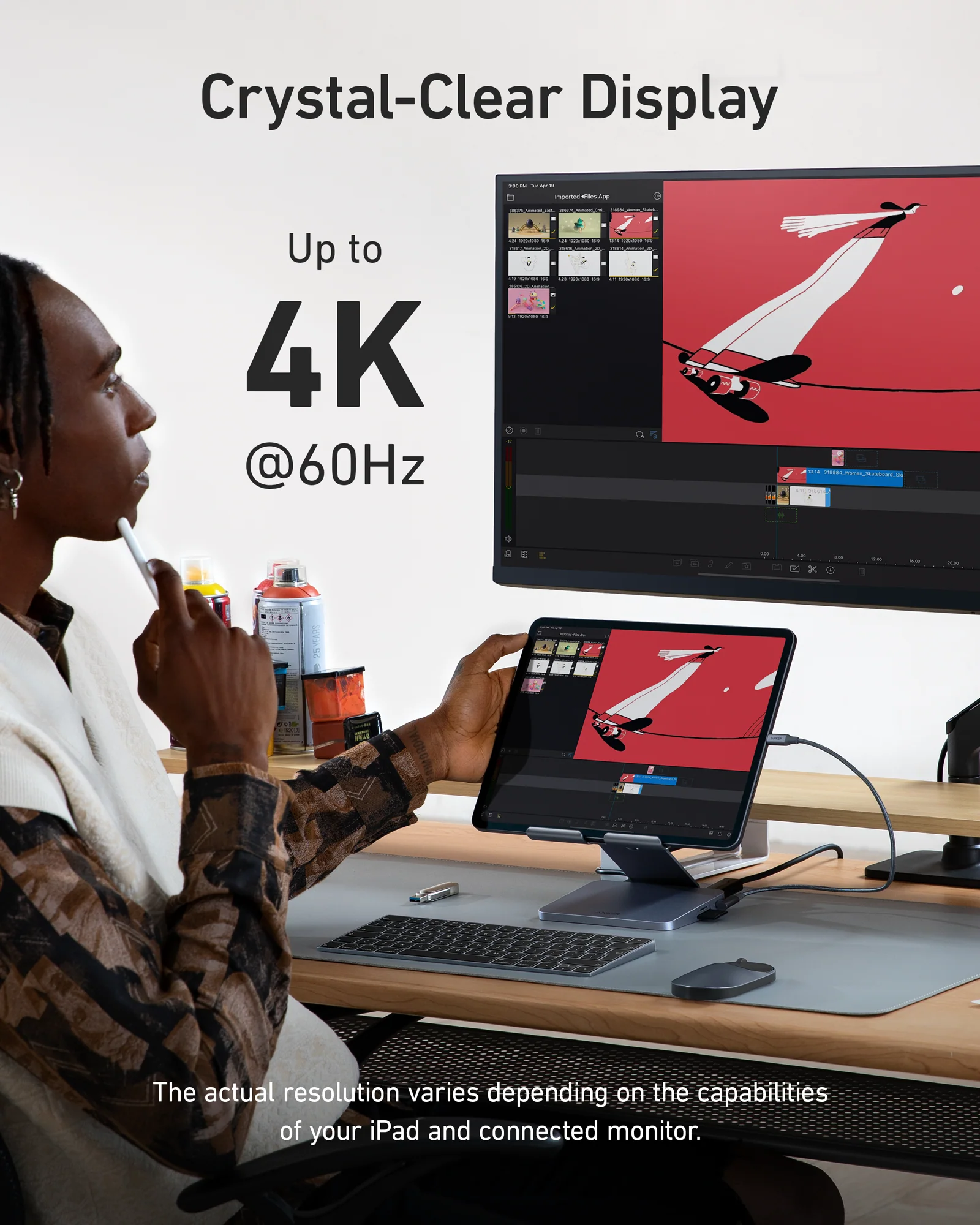 Anker 551 USB-C Hub (8-in-1, Tablet Stand) - Image 5