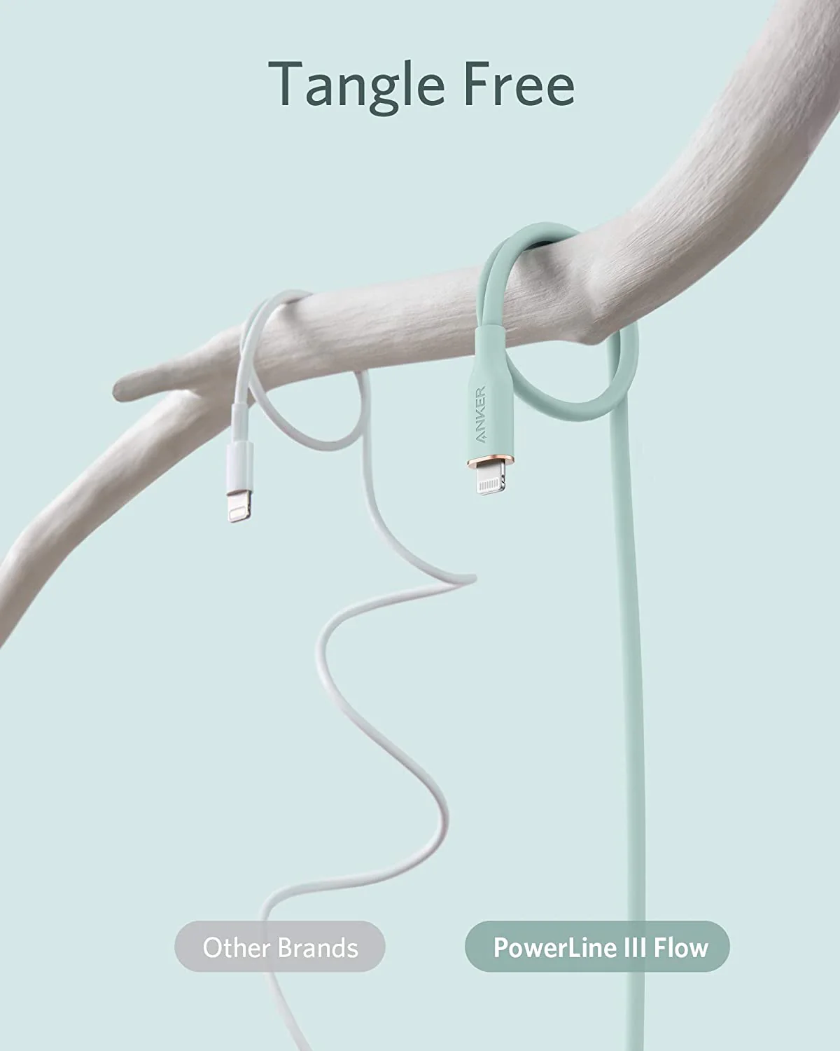 Anker 641 USB-C to Lightning Cable (Flow, 3 ft Silicone) - Image 21