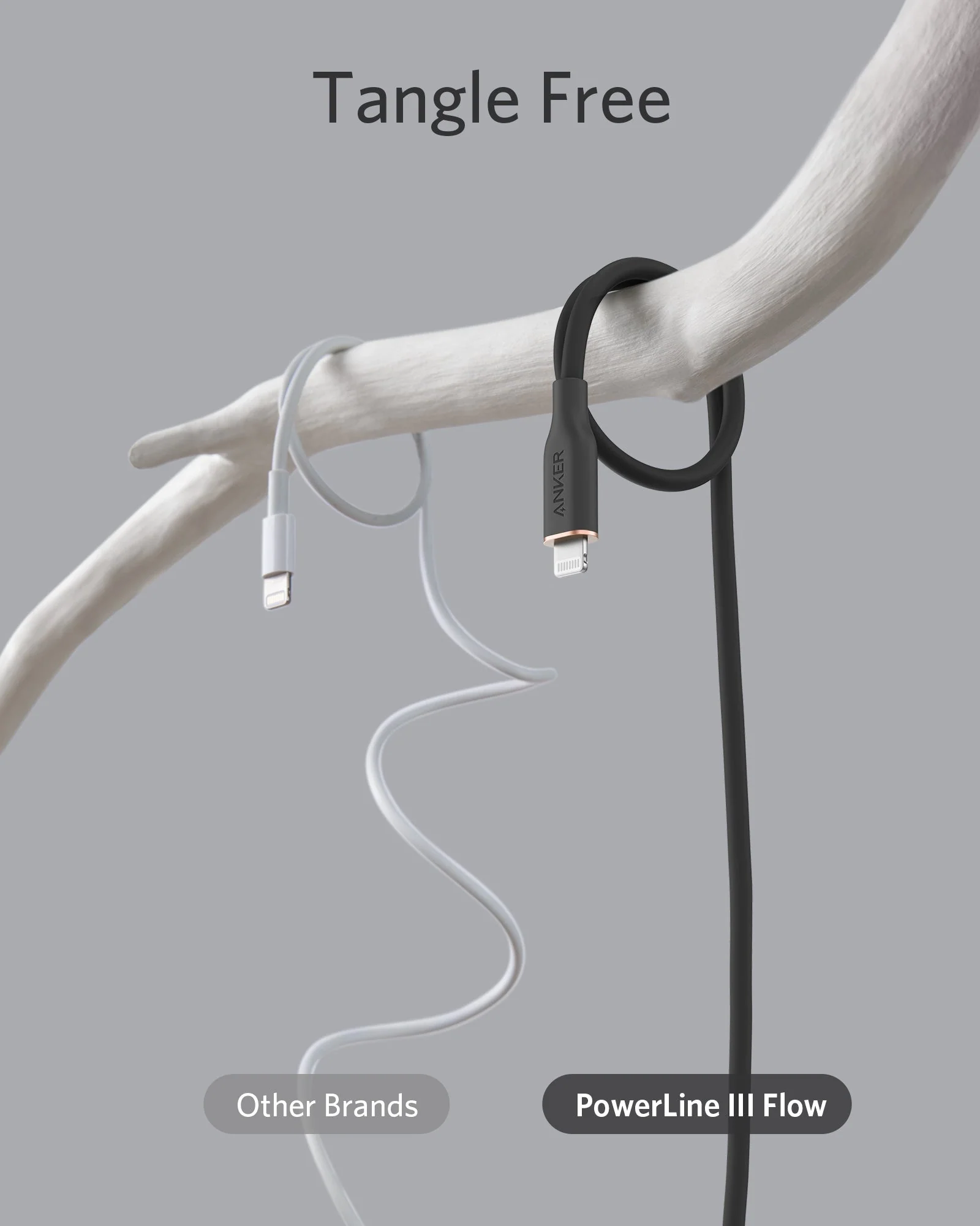 Anker 641 USB-C to Lightning Cable (Flow, 3 ft Silicone) - Image 33