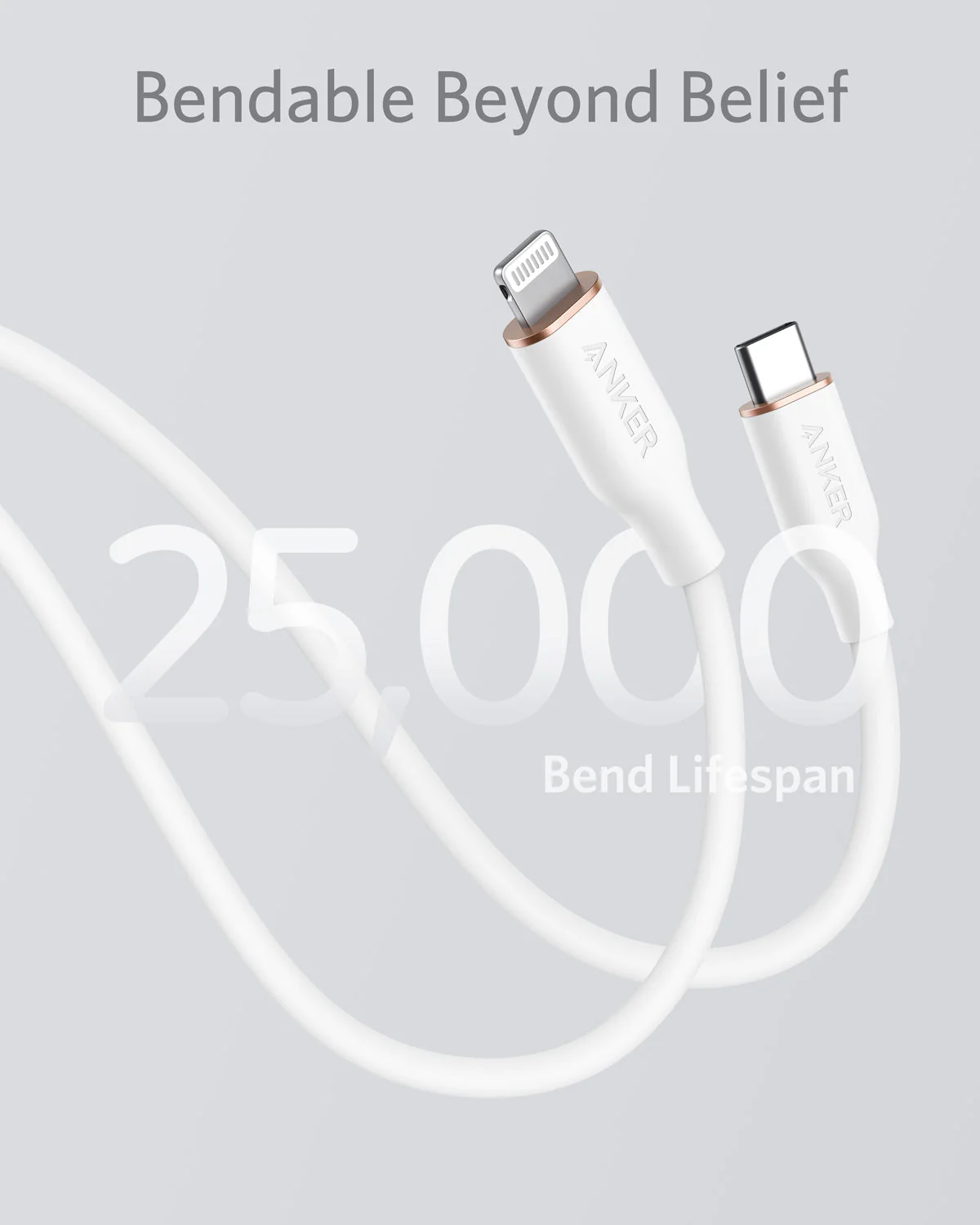 Anker 641 USB-C to Lightning Cable (Flow, 3 ft Silicone) - Image 40
