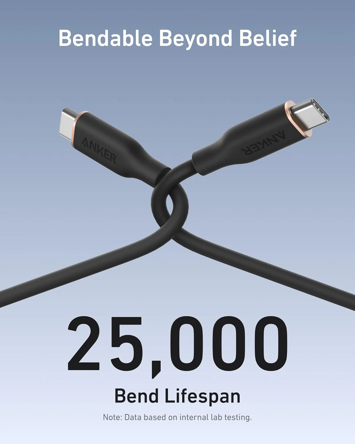 Anker 643 USB-C to USB-C Cable (Flow, Silicone) - Image 4