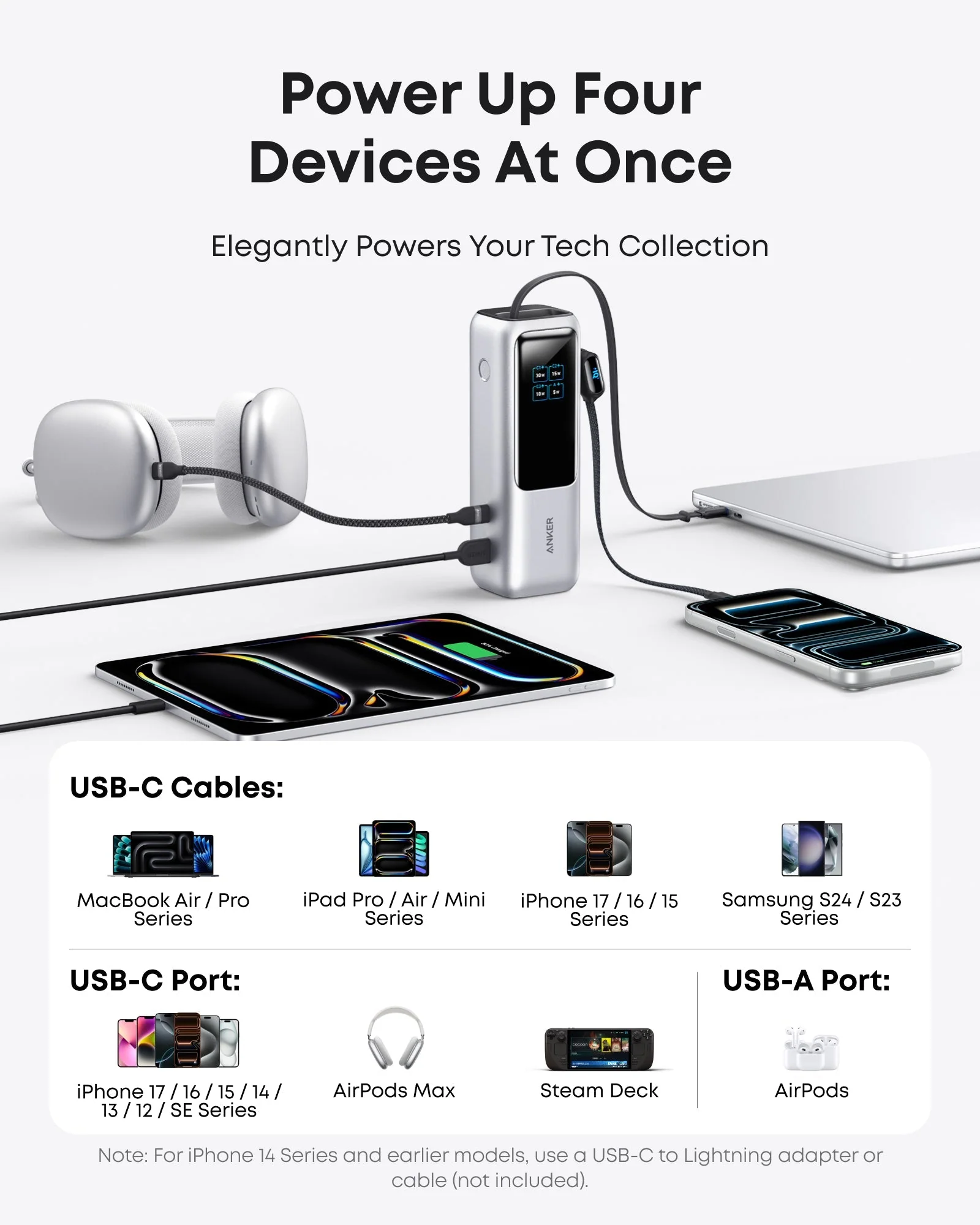 Anker Laptop Power Bank (25K, 165W, Built-In and Retractable Cables) - Image 14