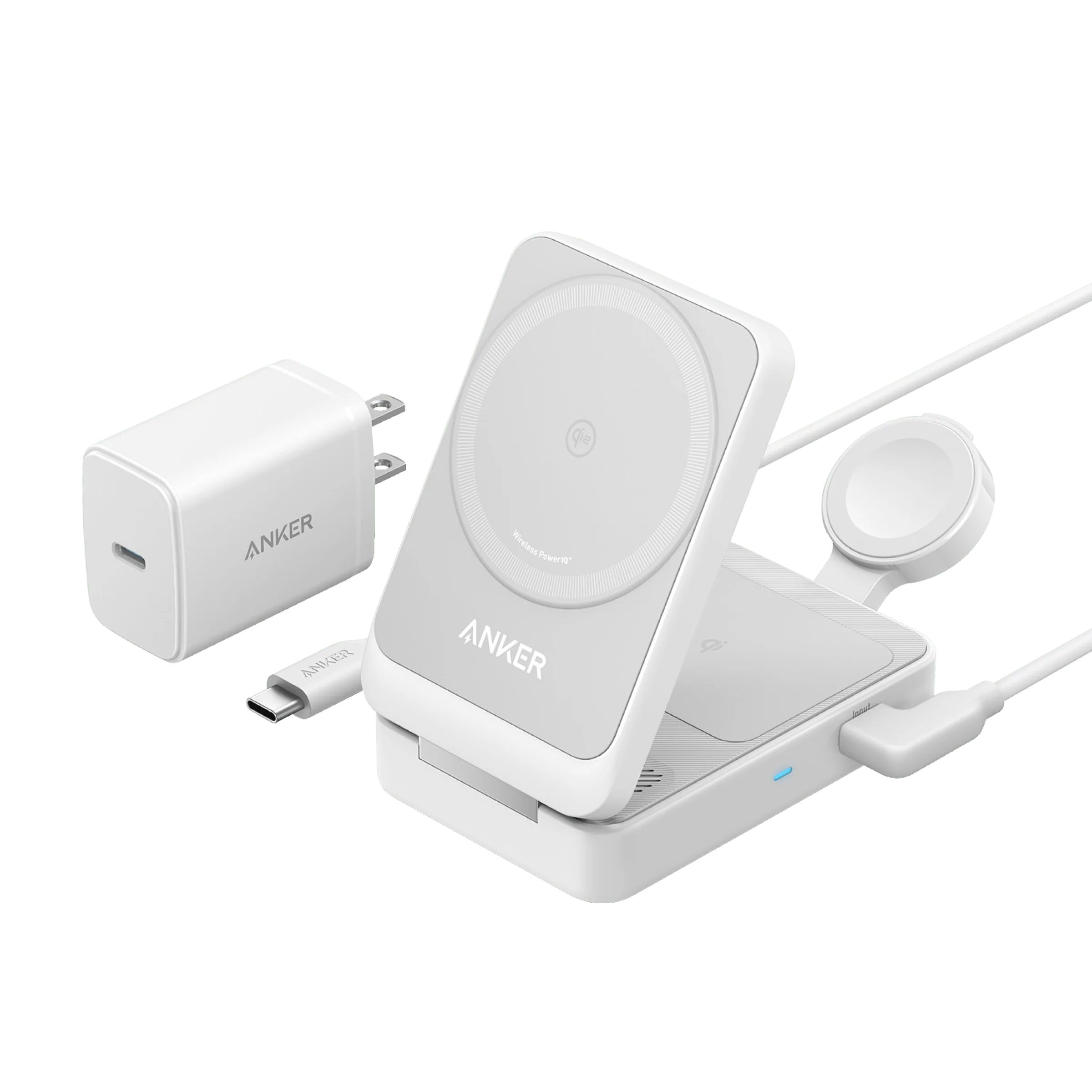 Anker MagGo Wireless Charging Station (Foldable 3-in-1)