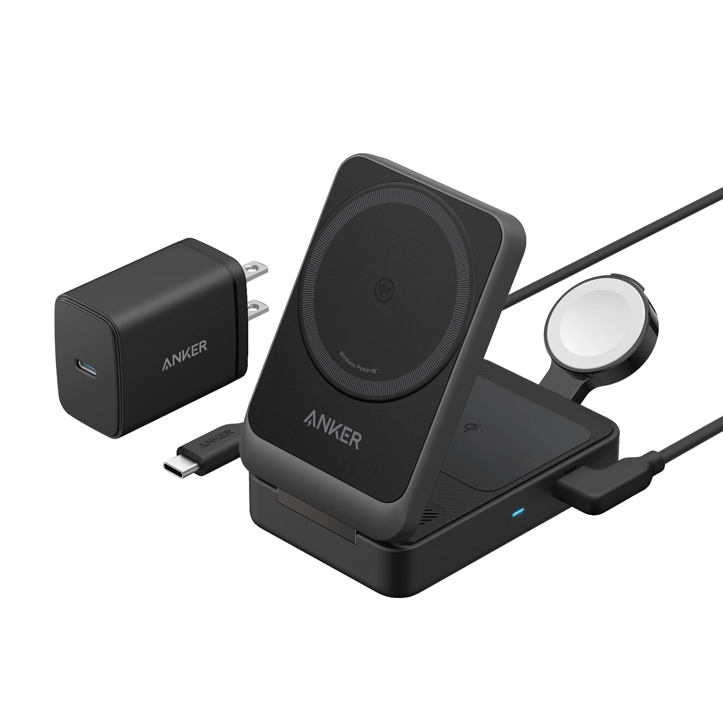 Anker MagGo Wireless Charging Station (Foldable 3-in-1) - Image 11