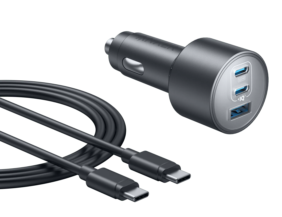 Anker Nano Car Charger (167.5W, 3 Ports)