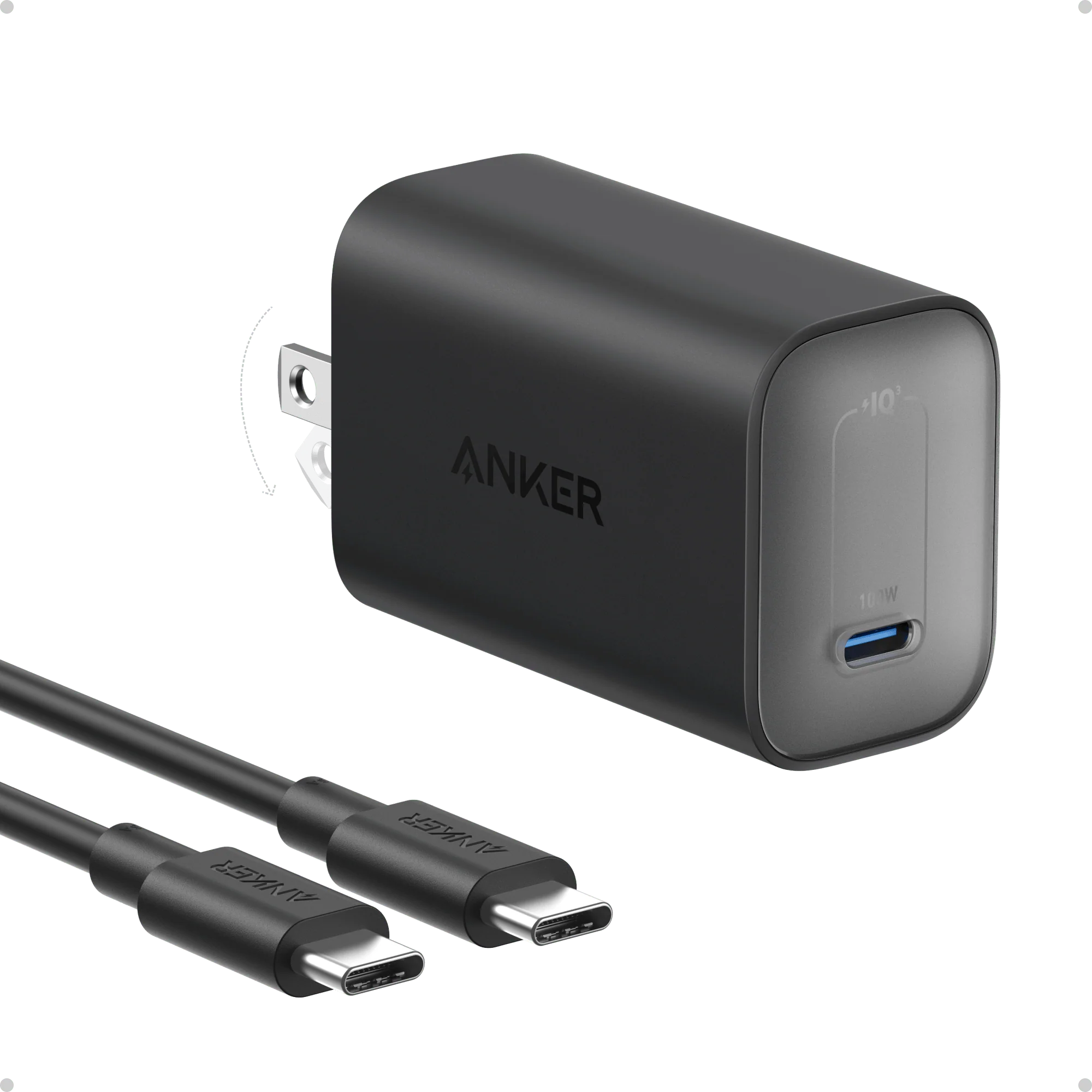 Anker Nano Charger (100W) with USB-C Cable