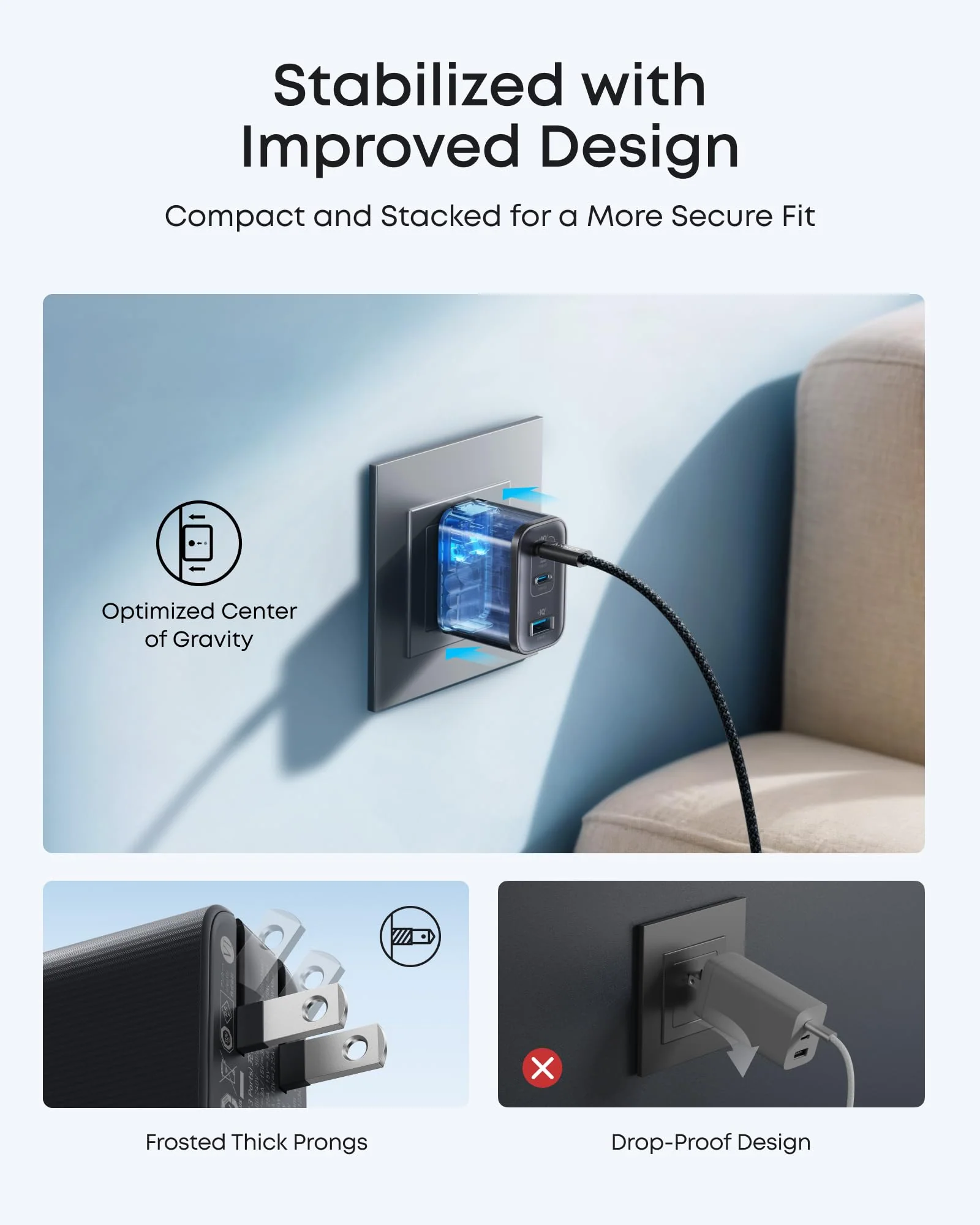 Anker Nano Charger (70W, 3 Ports) - Image 4