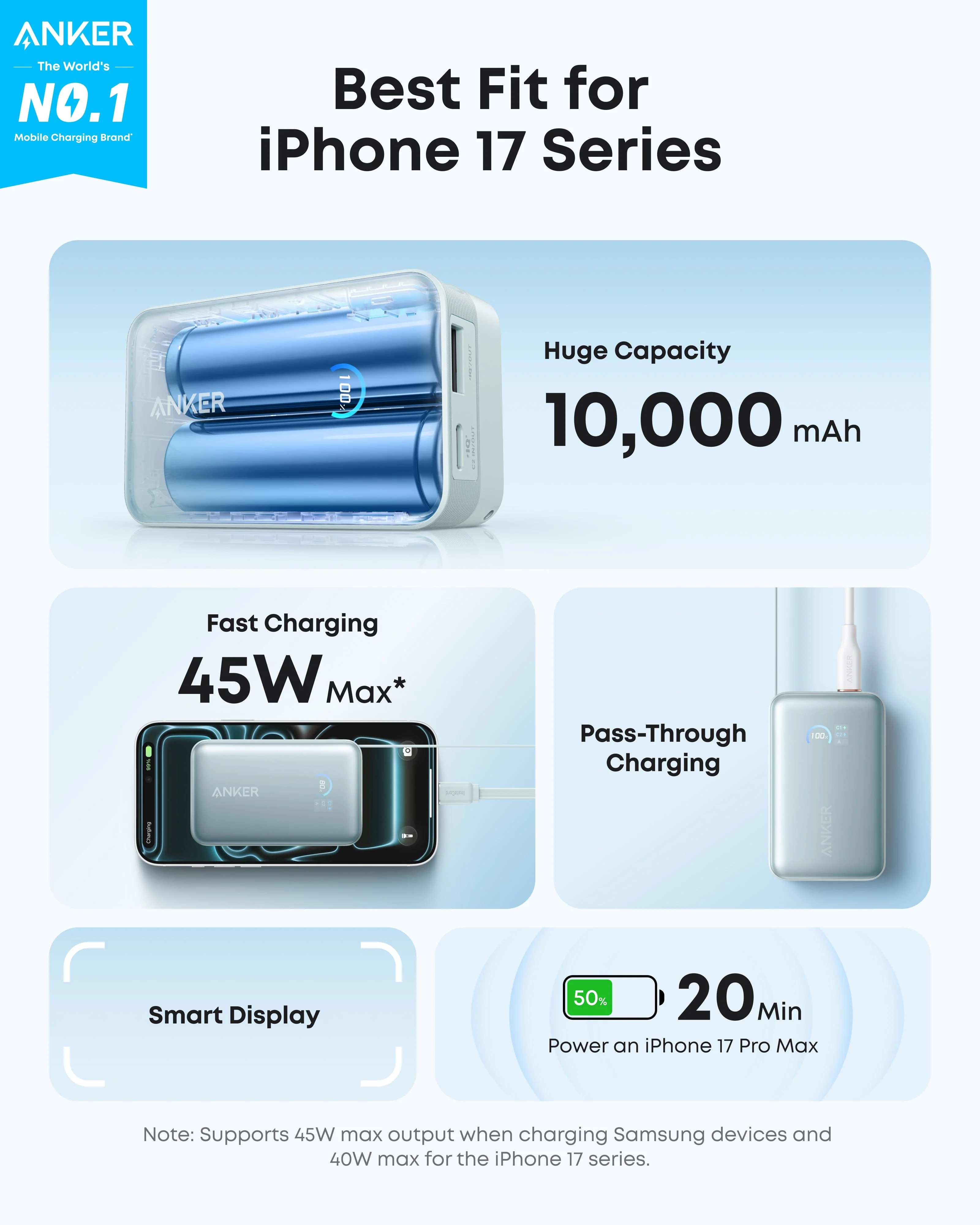 Anker Nano Power Bank (10K, 45W, Built-In Retractable USB-C Cable) - Image 16