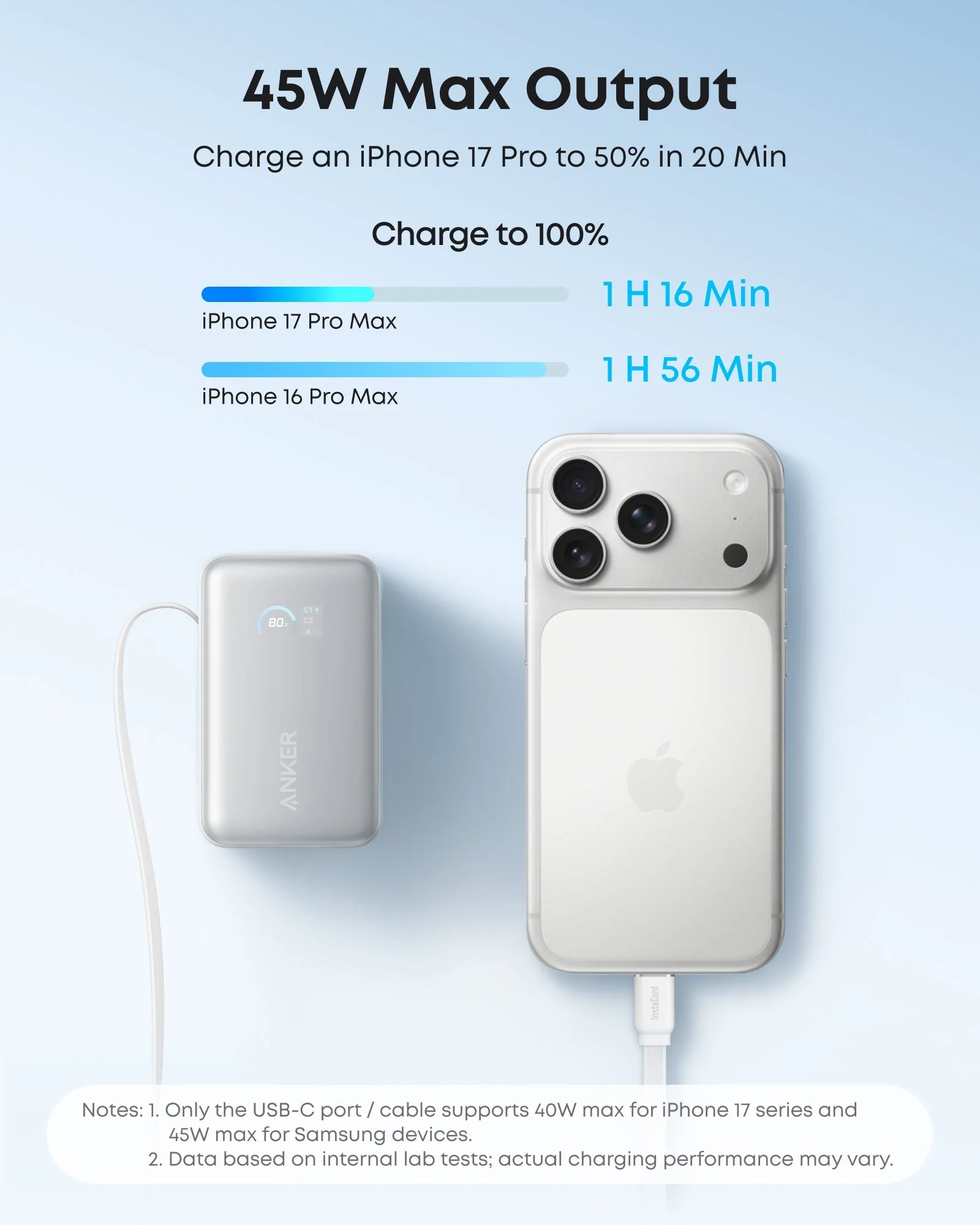 Anker Nano Power Bank (10K, 45W, Built-In Retractable USB-C Cable) - Image 3