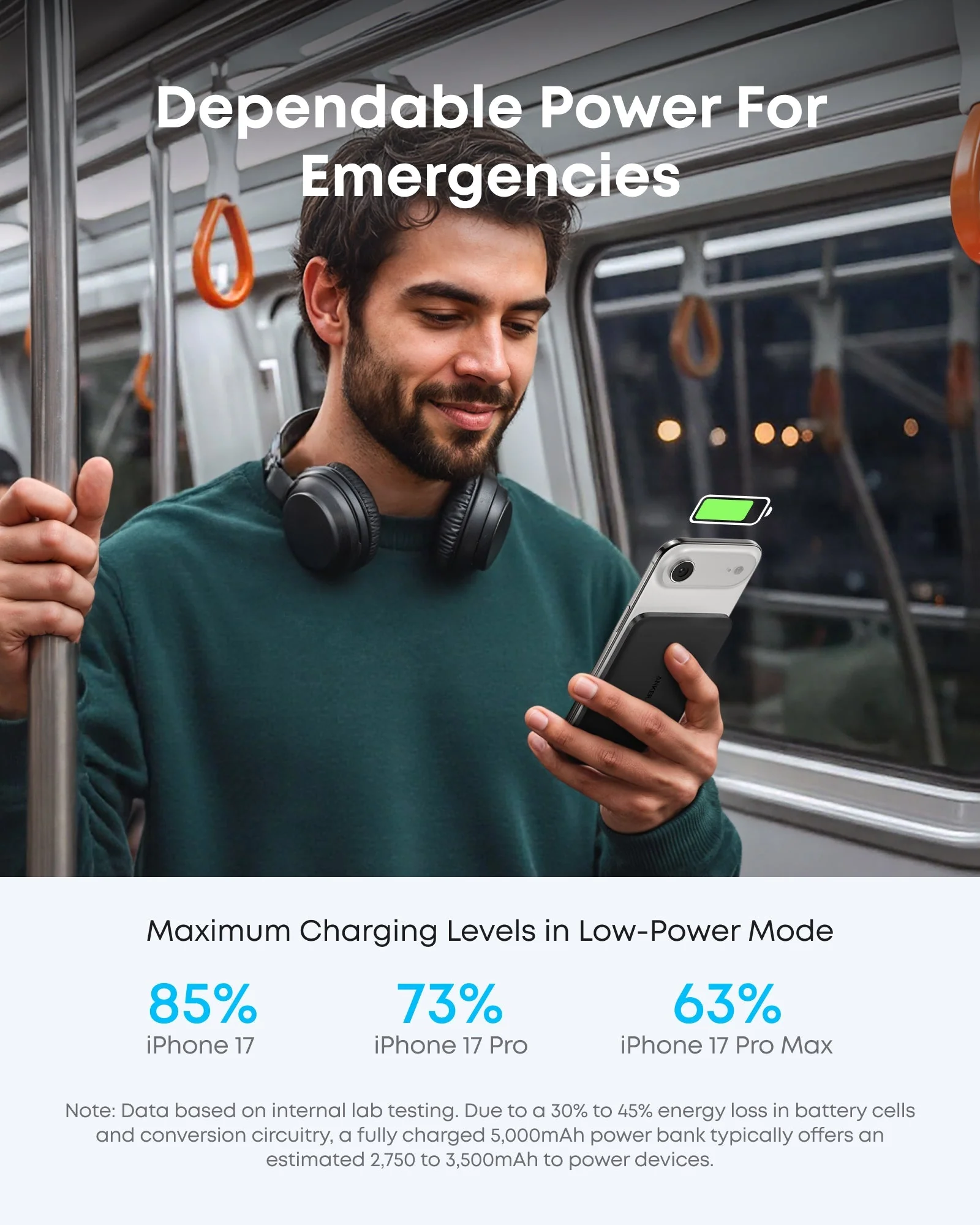 Anker Nano Power Bank (5K, MagGo, Slim) - Image 12