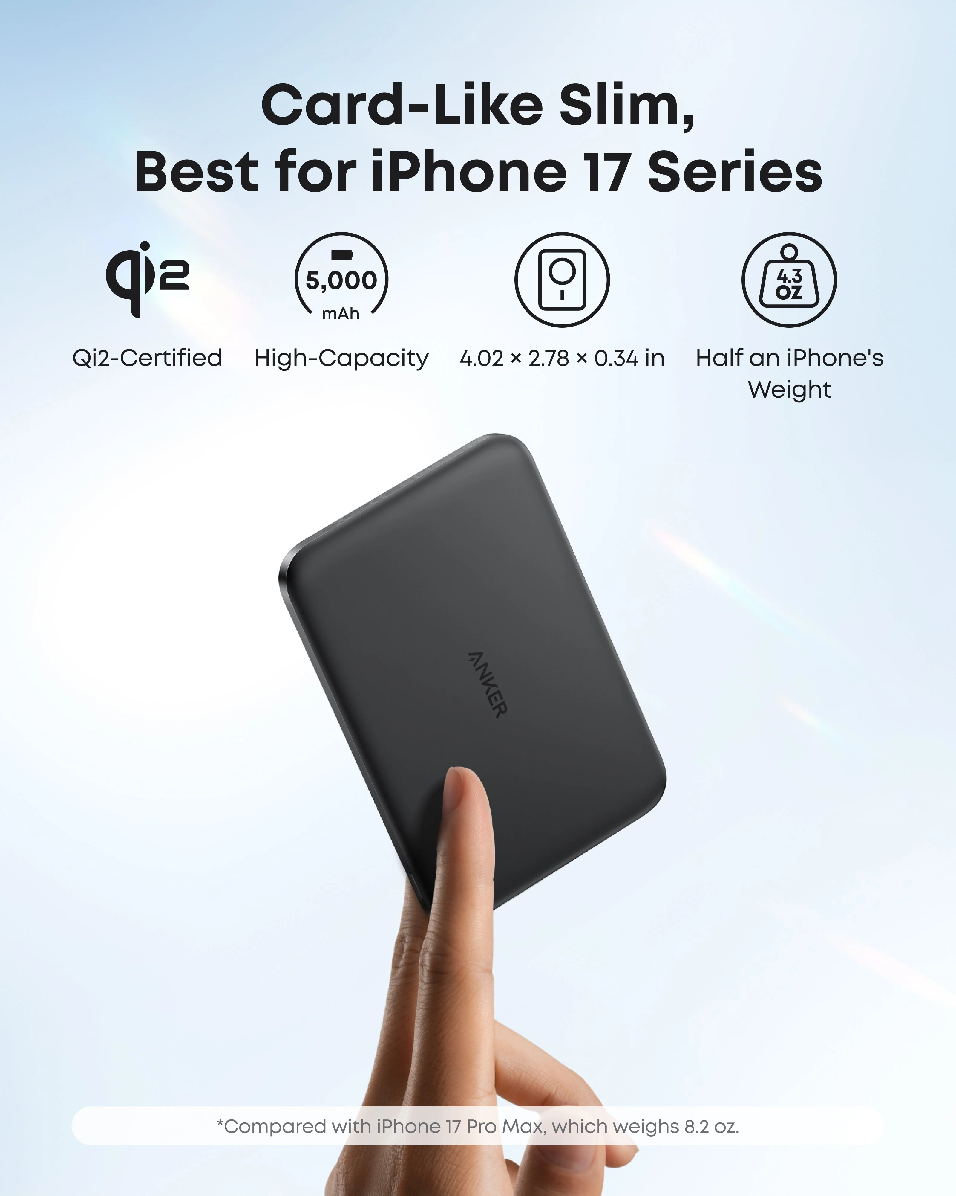Anker Nano Power Bank (5K, MagGo, Slim) - Image 9