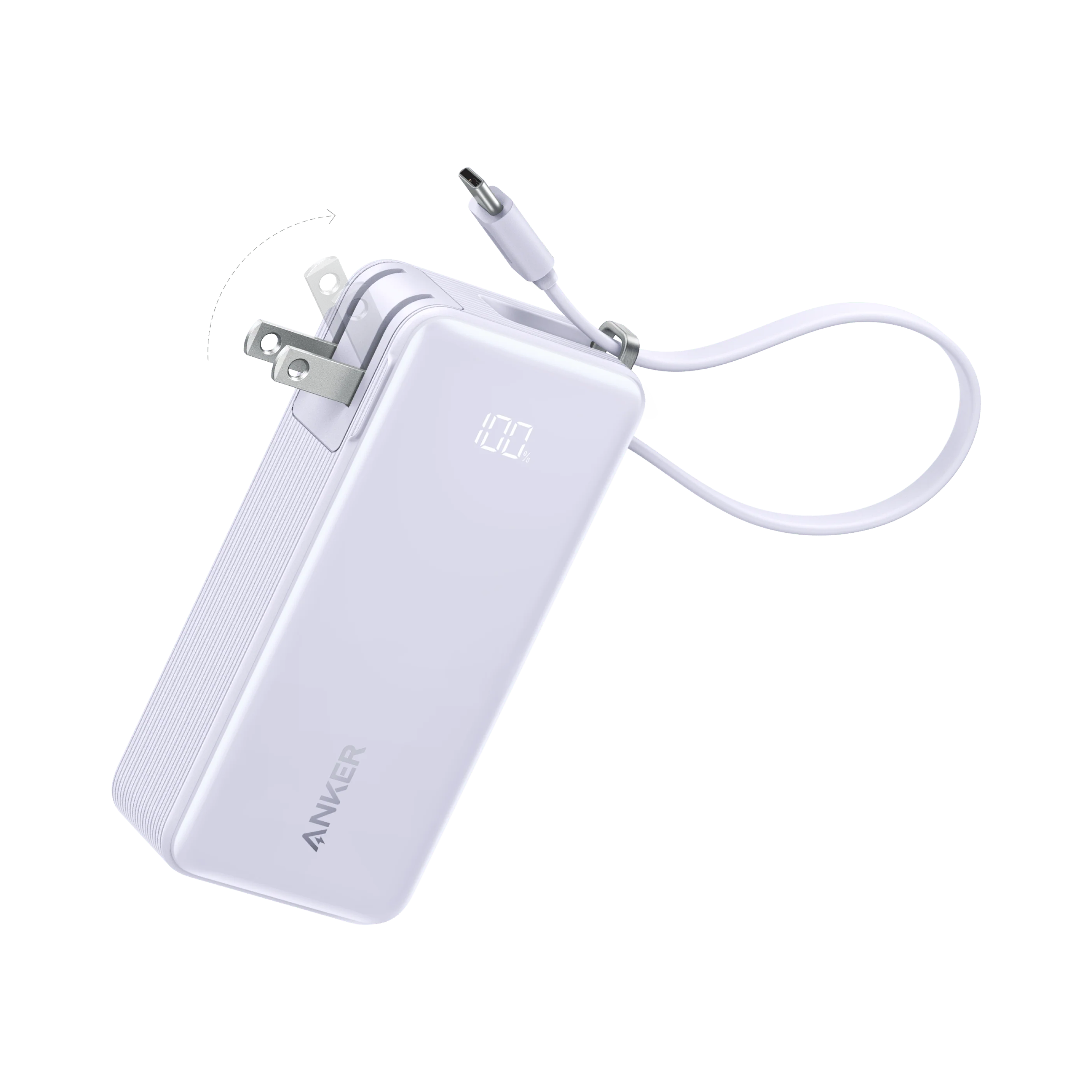 Anker Power Bank (10K, Fusion, Built-In Cable) - Image 25
