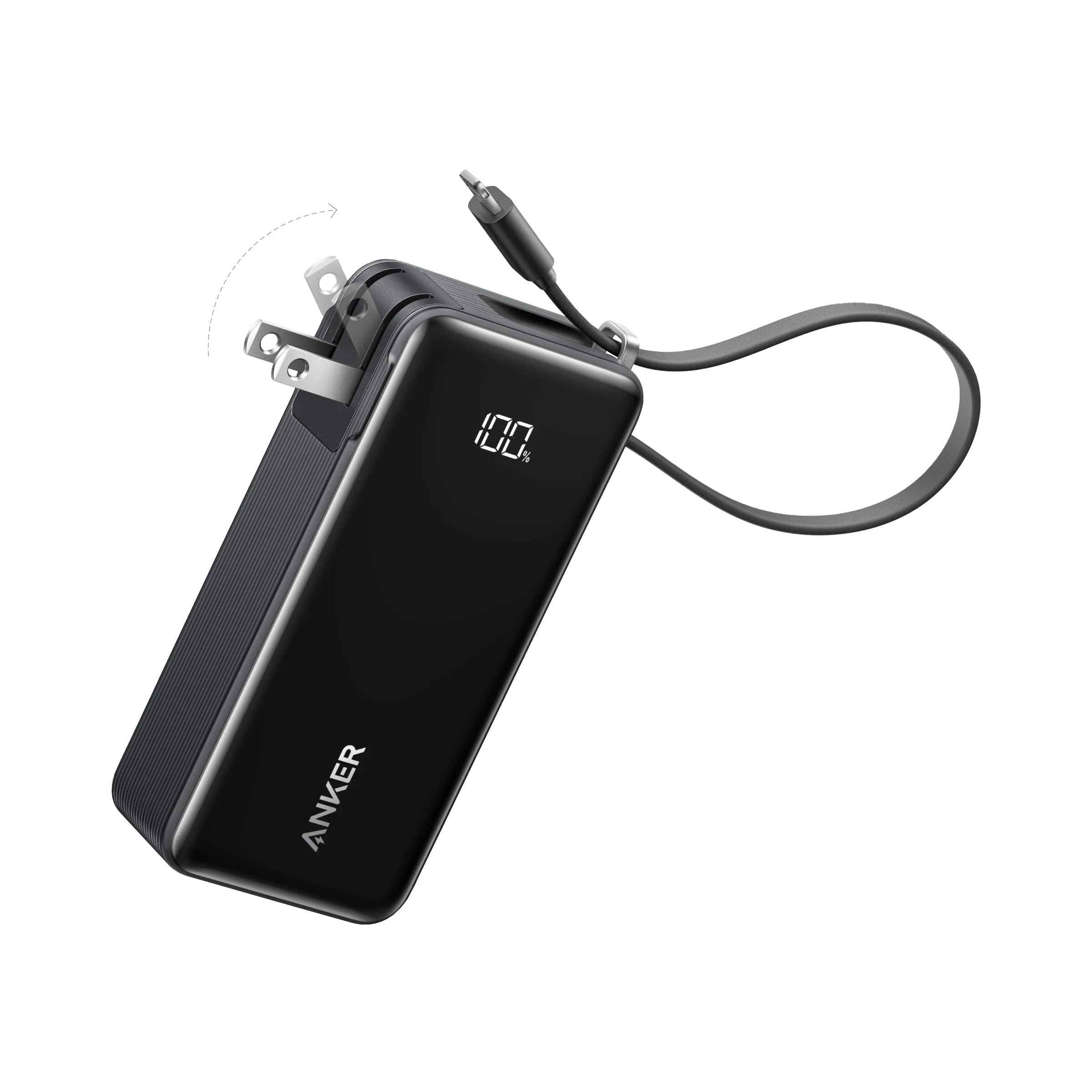 Anker Power Bank (10K, Fusion, Built-In Cable) - Image 31
