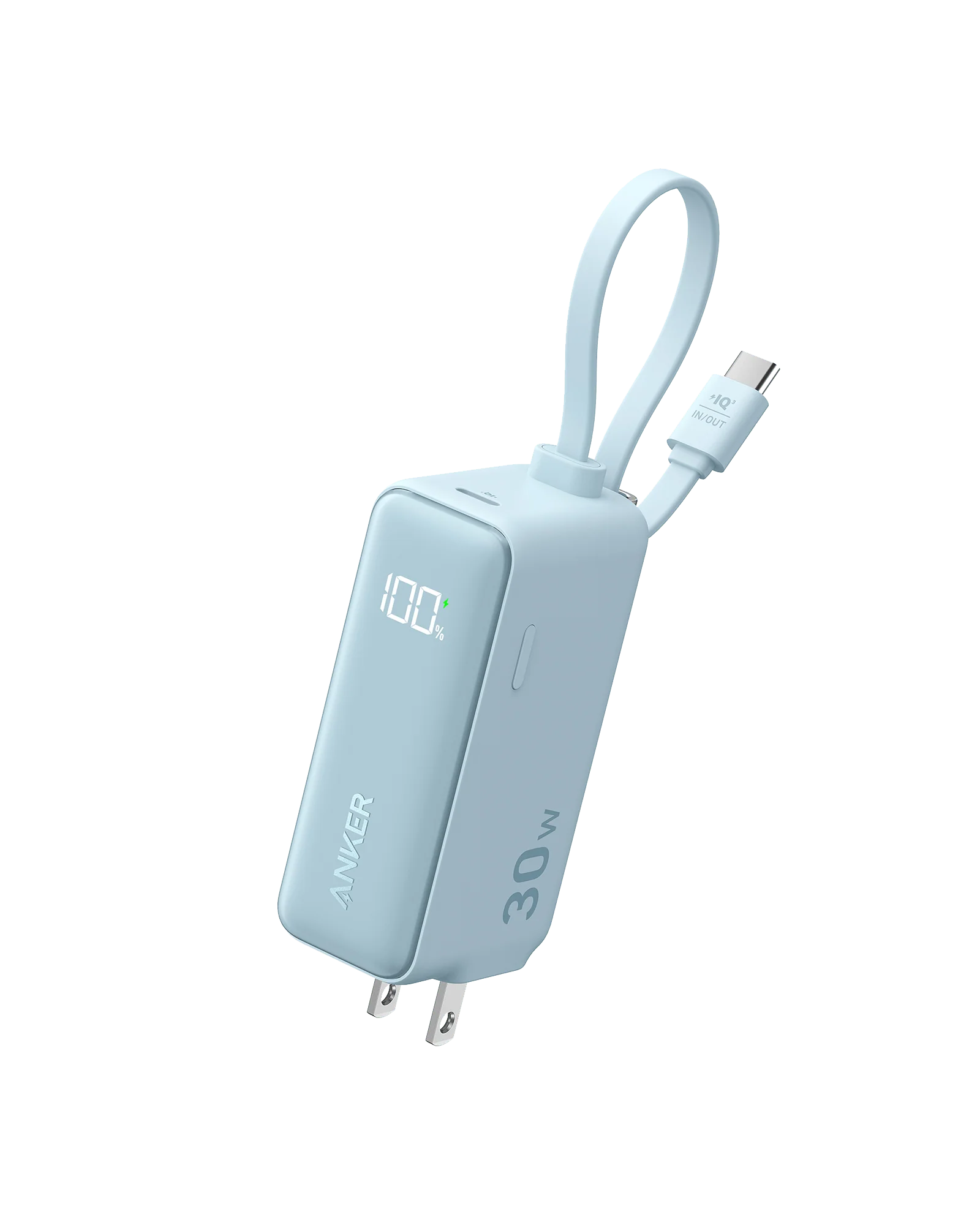 Anker Power Bank (30W, 5k, Fusion, Built-In USB-C Cable) - Image 15