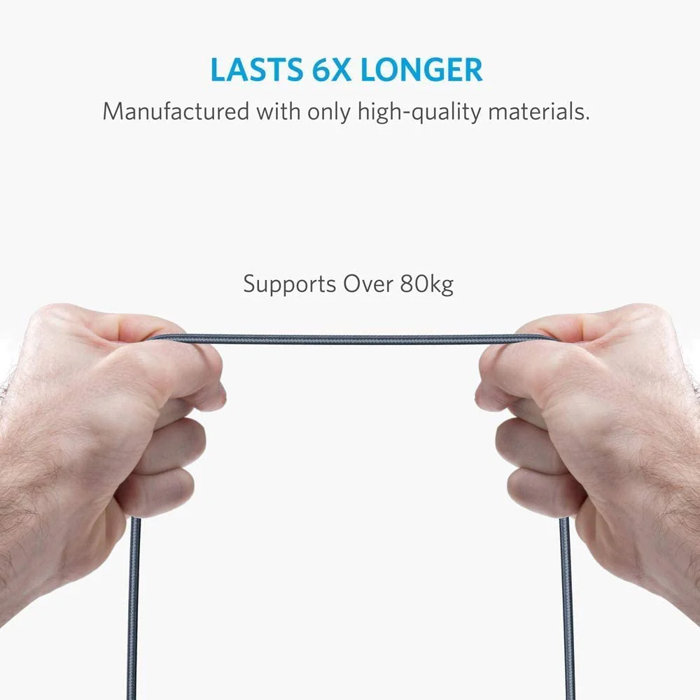 Anker Powerline+ USB C to USB 3.0 Cable (3 ft, 6 ft) - Image 5