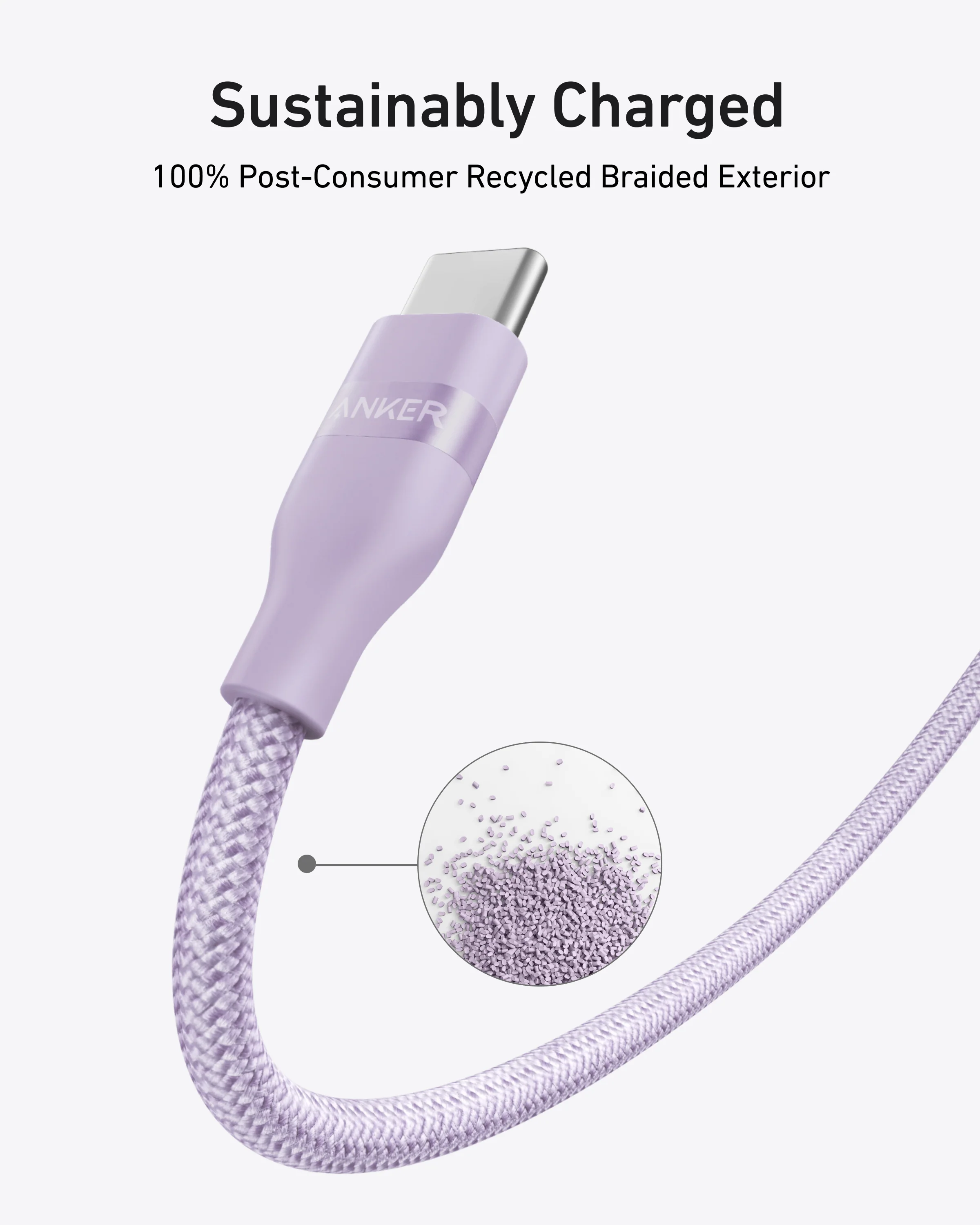Anker USB-C to USB-C Cable (3 ft / 6 ft, 240W, Upcycled-Braided) - Image 29