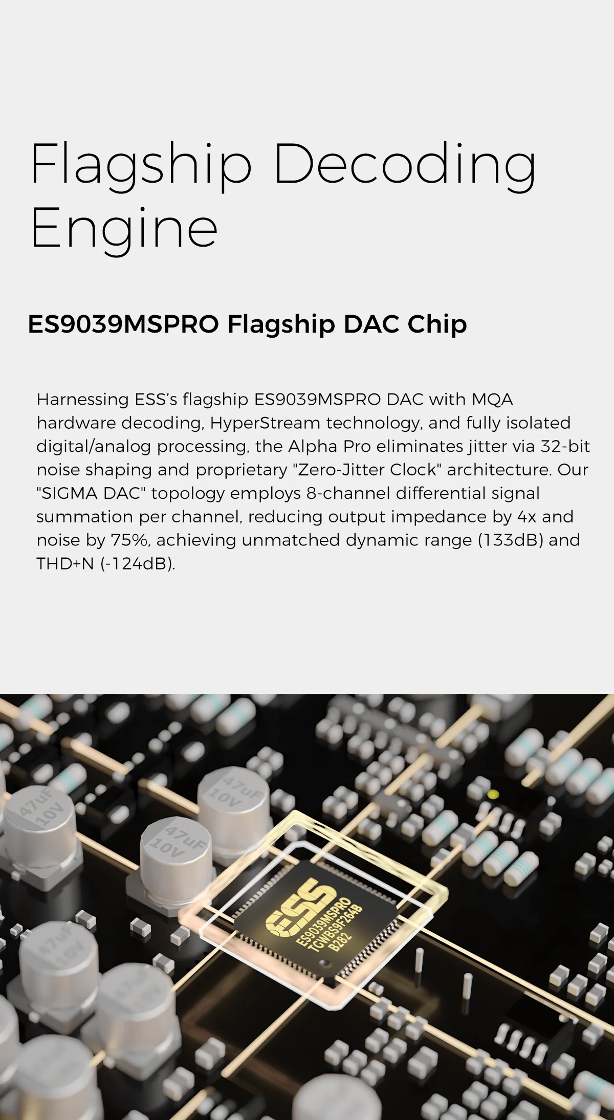 D&A Alpha Pro Hi-Res DAC & Headphone Amp - Image 8