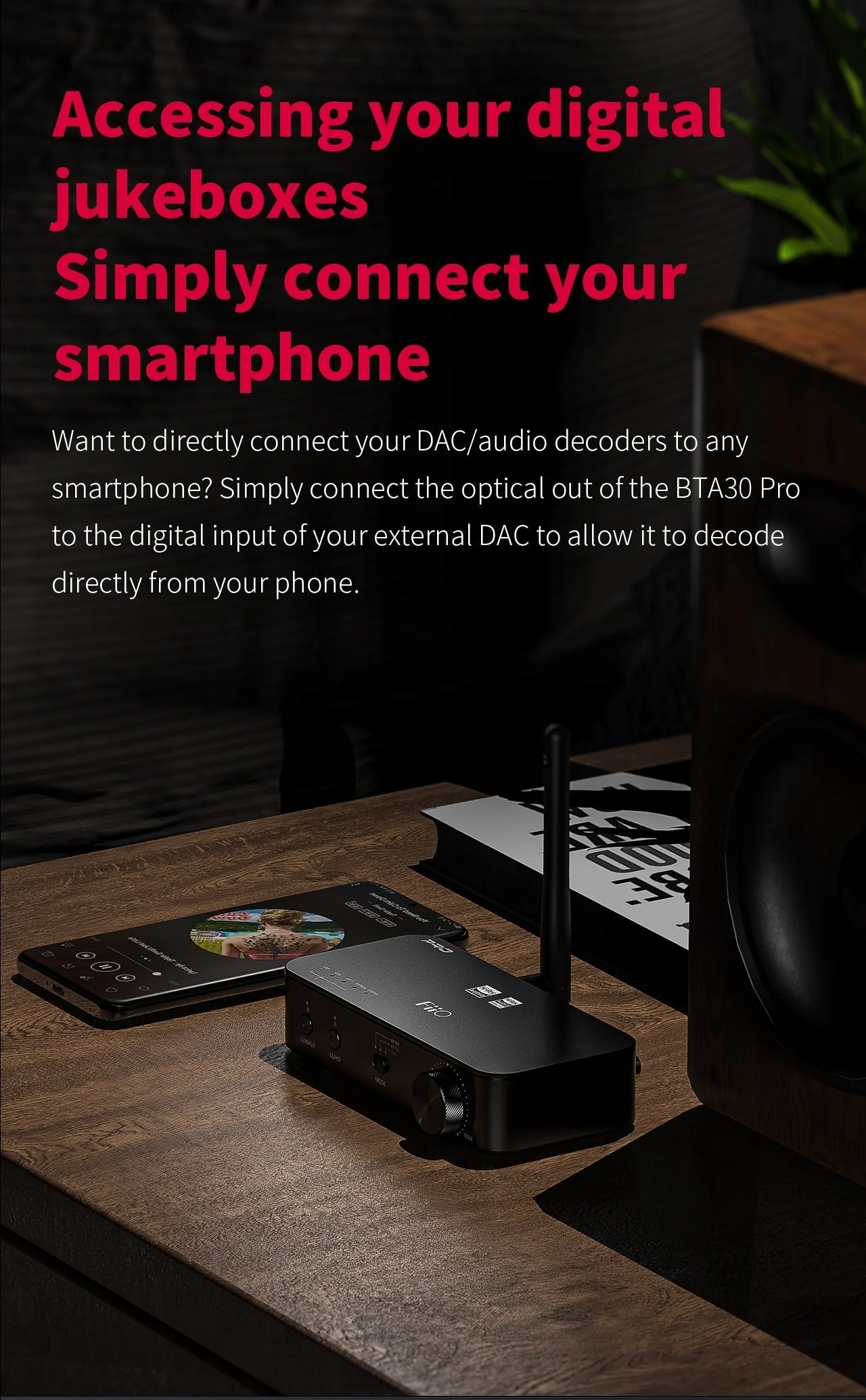 FiiO BTA30 Pro Hi-Fi Bluetooth Transceiver (Apos Certified) - Image 11
