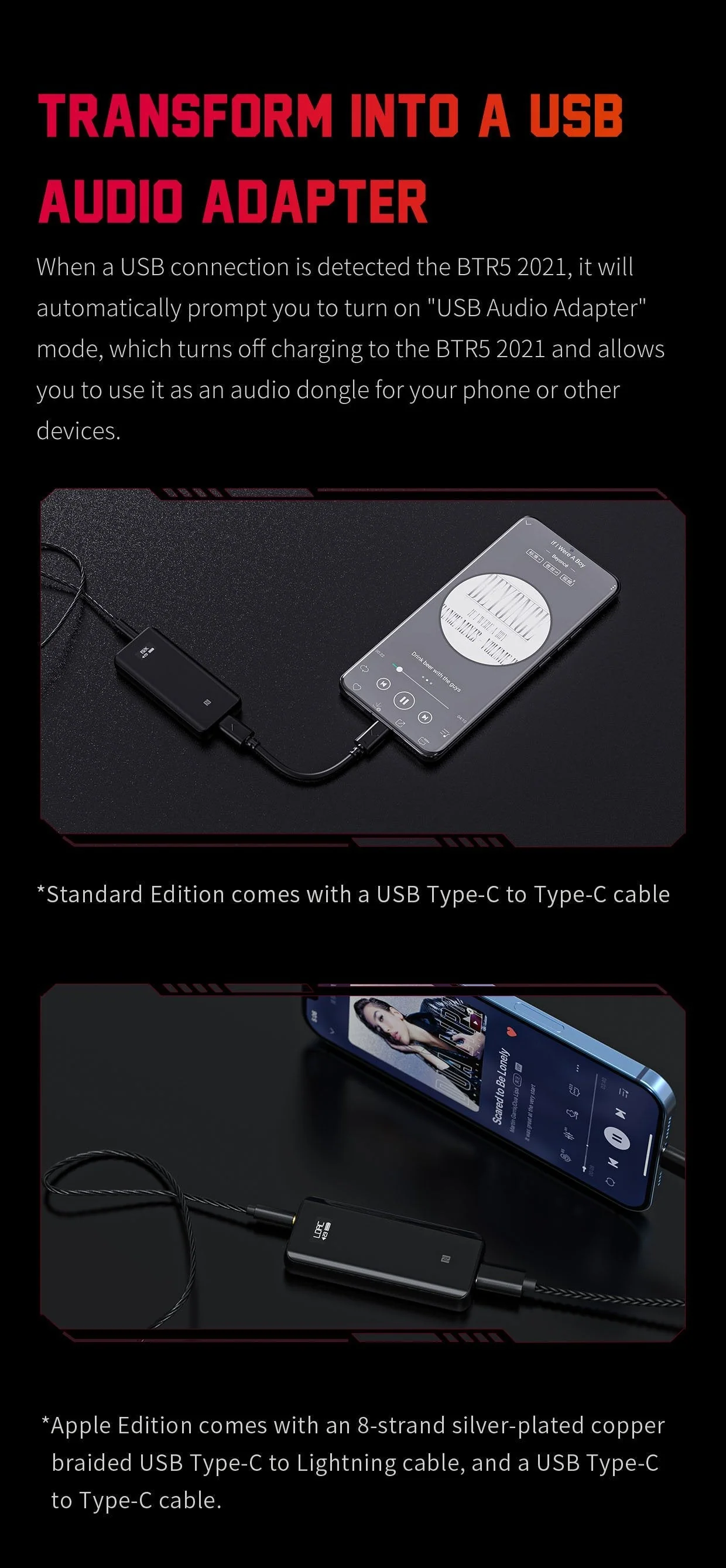 FiiO BTR5 2021 Portable Hi-Fi Bluetooth DAC/Amp (Apos Certified) - Image 18