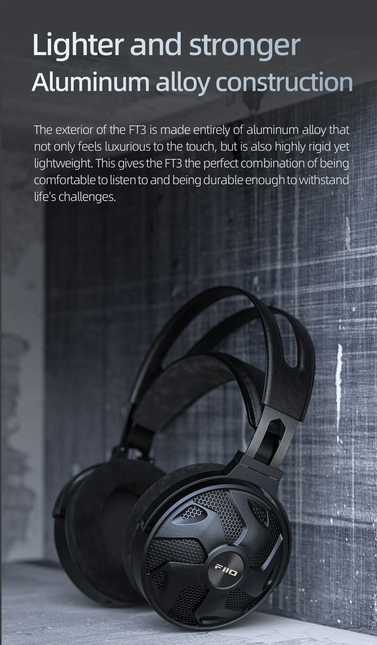 FiiO FT3 Large Dynamic Over-Ear Headphones (Apos Certified) - Image 9