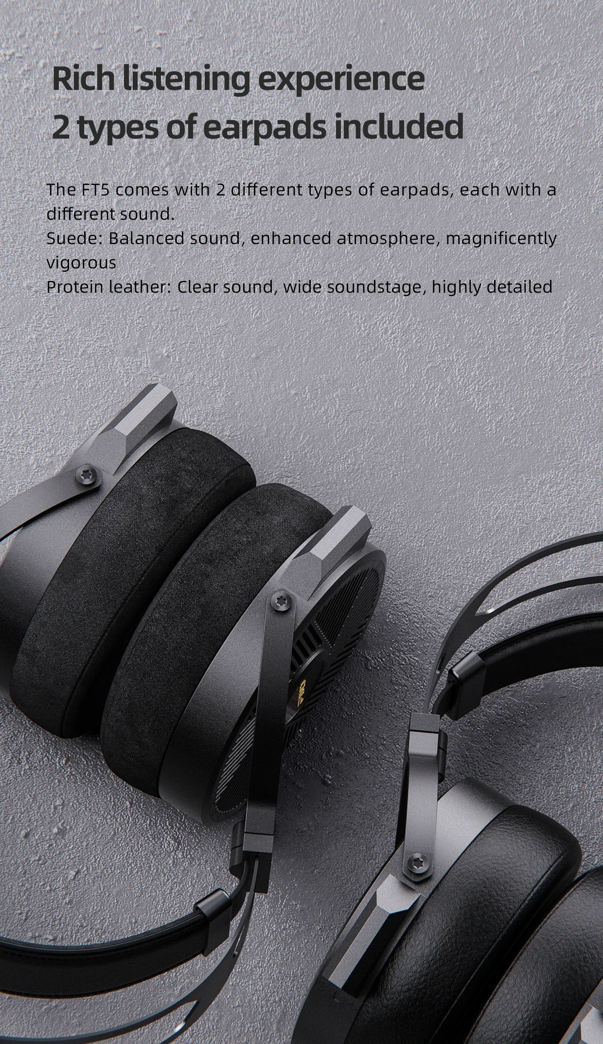 FiiO FT5 90mm Open Back Planar Magnetic Headphones (Apos Certified) - Image 23
