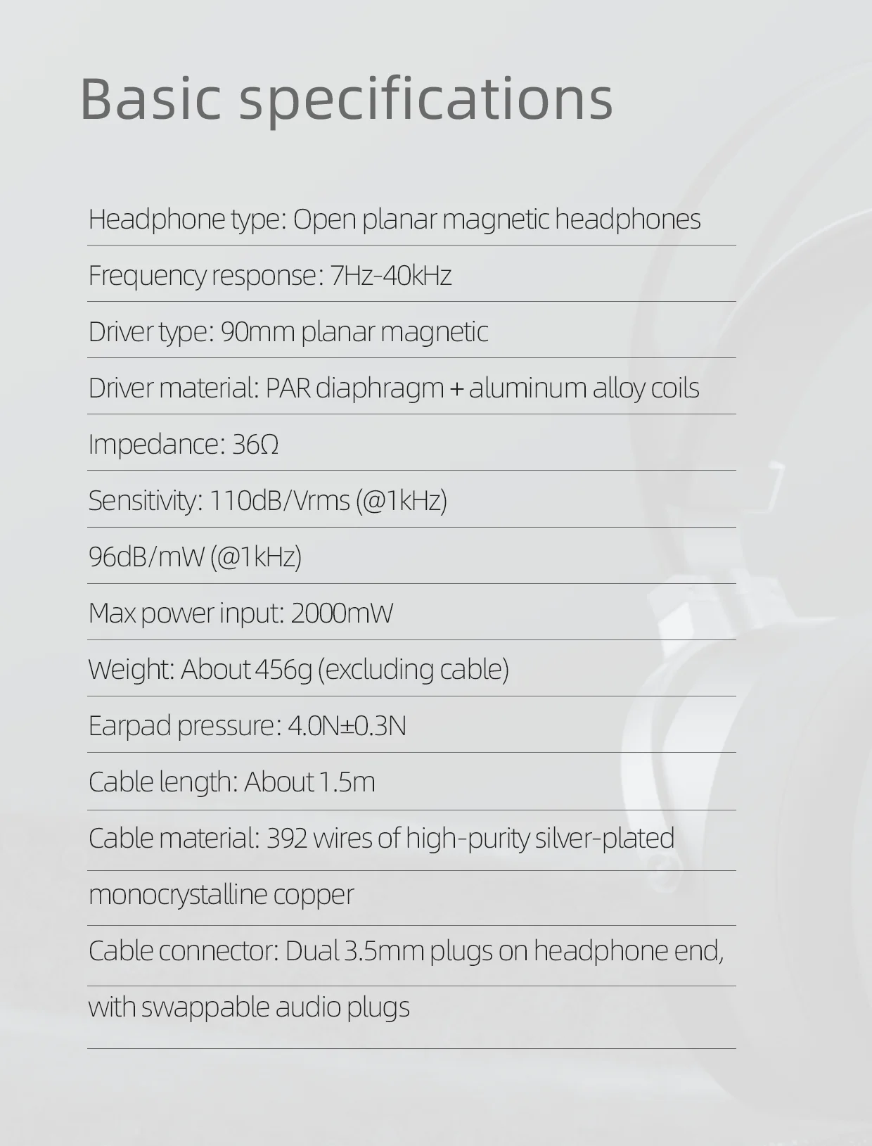 FiiO FT5 90mm Open Back Planar Magnetic Headphones (Apos Certified) - Image 25