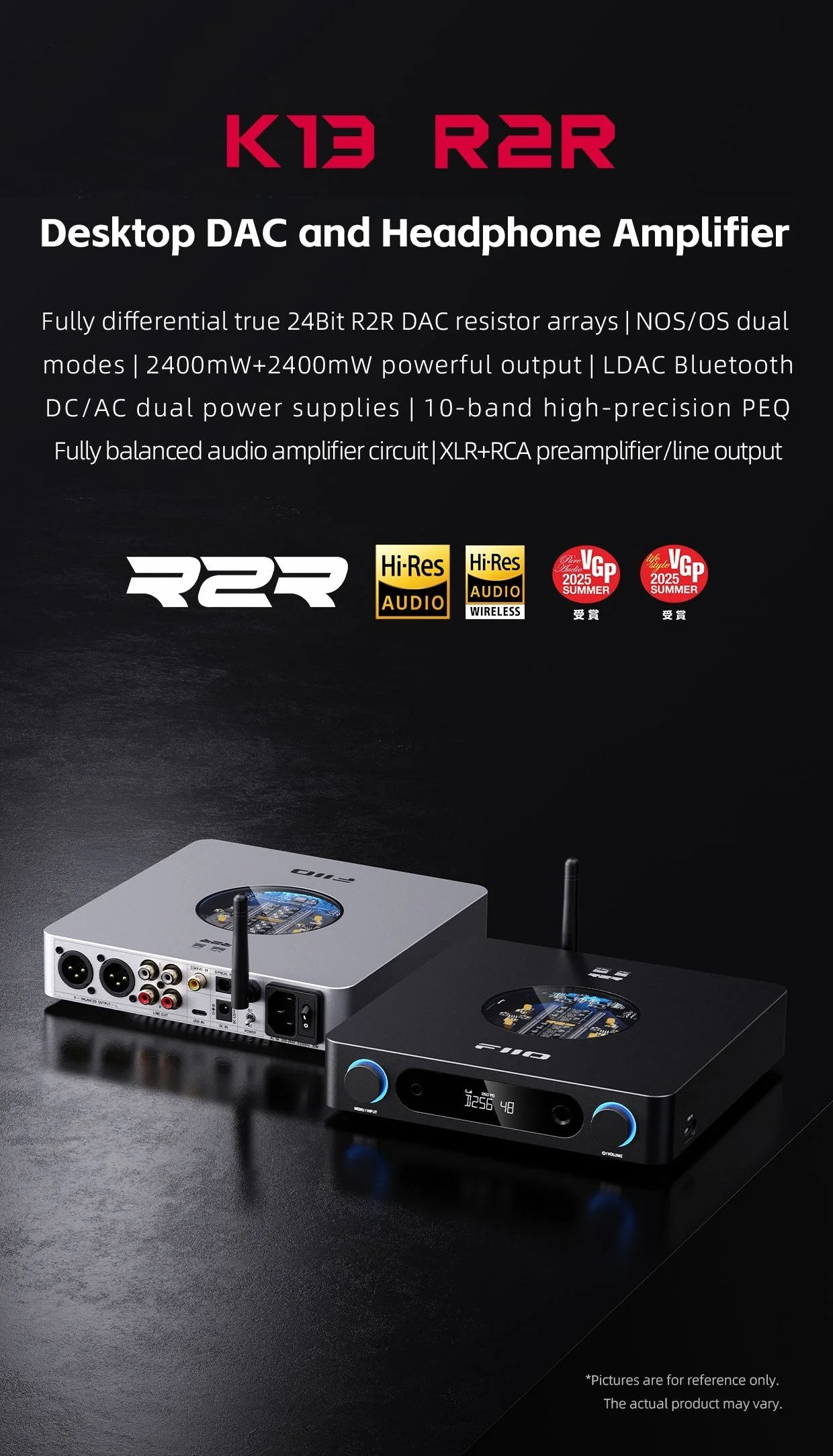 FiiO K13 R2R Desktop DAC/Amp - Image 3