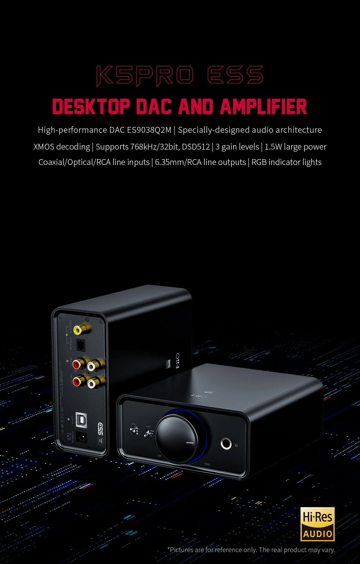 FiiO K5 PRO Desktop DAC/Amp (Apos Certified) - Image 2