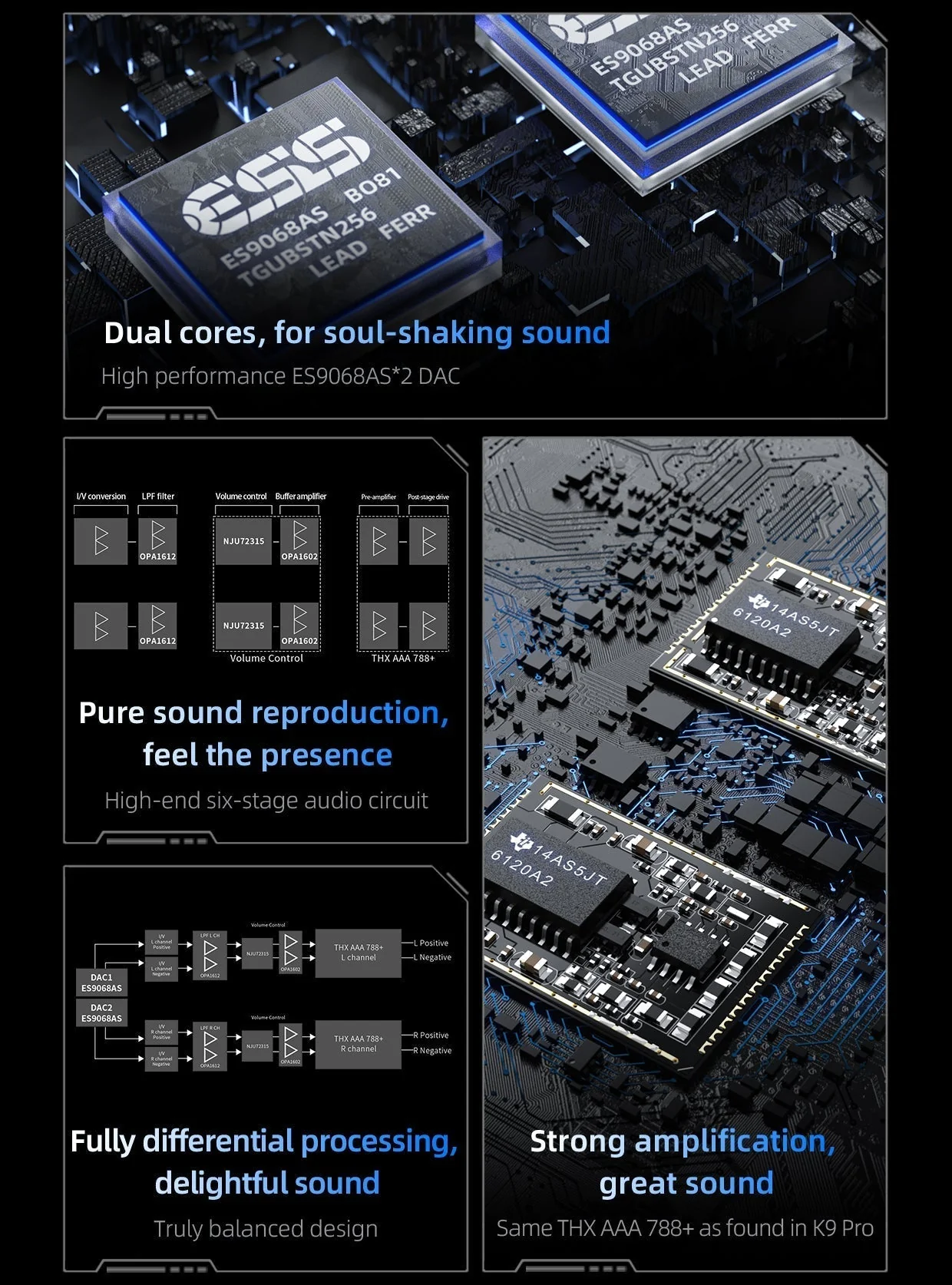 FiiO K9 Desktop DAC/Amp (Apos Certified) - Image 4