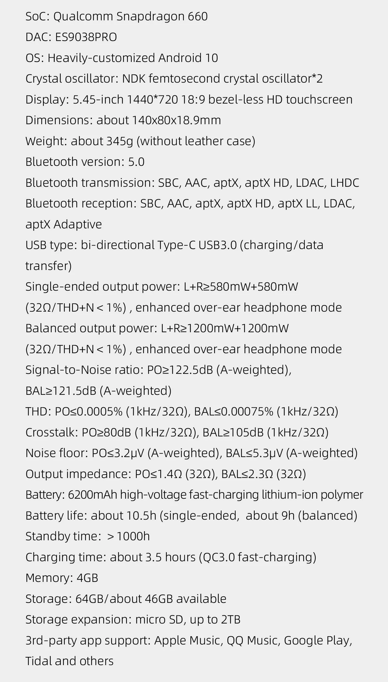 FiiO M15s Portable Hi-Res Lossless Music Player (Apos Certified) - Image 27