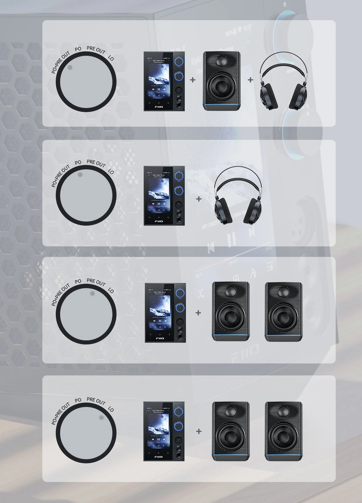FiiO R7 Desktop HIFI Center/Transmitter/Streamer/Decoder/Amp/Pre-amp All-in-One Unit (Apos Certified) - Image 10