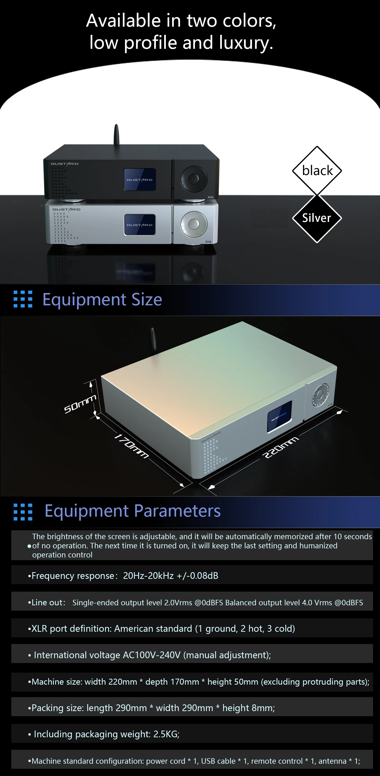 Gustard X16 MQA DAC (Apos Certified) - Image 12