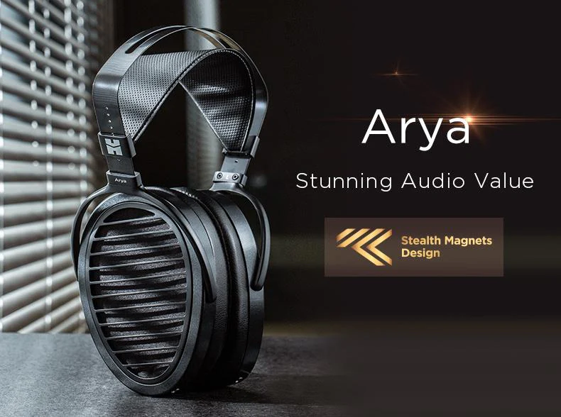 HIFIMAN Arya Planar Magnetic Headphone - Stealth Magnet Version (Apos Certified) - Image 3