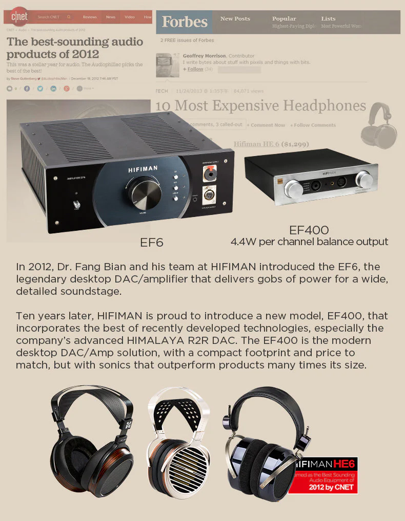 HIFIMAN EF400 Desktop DAC/Amp (Apos Certified) - Image 4