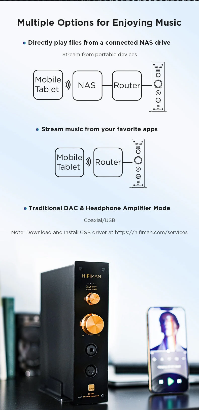 HIFIMAN EF499 DAC/Amp - Image 3