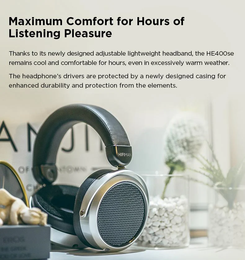 HiFiMAN HE400se Open-back Planar Headphone (Apos Certified) - Image 8