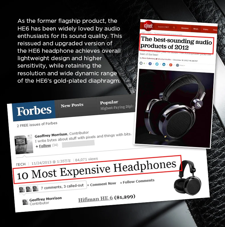 HIFIMAN HE600 Planar Magnetic Headphones - Image 5