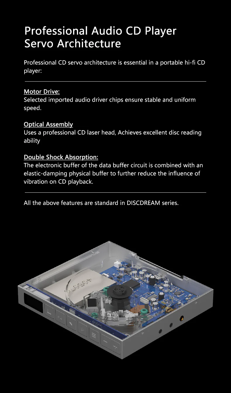 Moondrop Discdream 2 Ultra Portable HiFi CD Player - Image 7