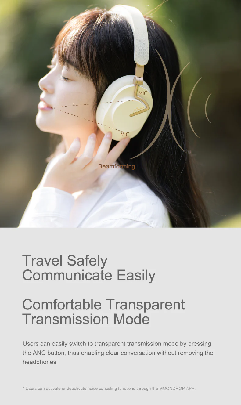 Moondrop Edge High-Fidelity Portable Wireless ANC Headphone - Image 10