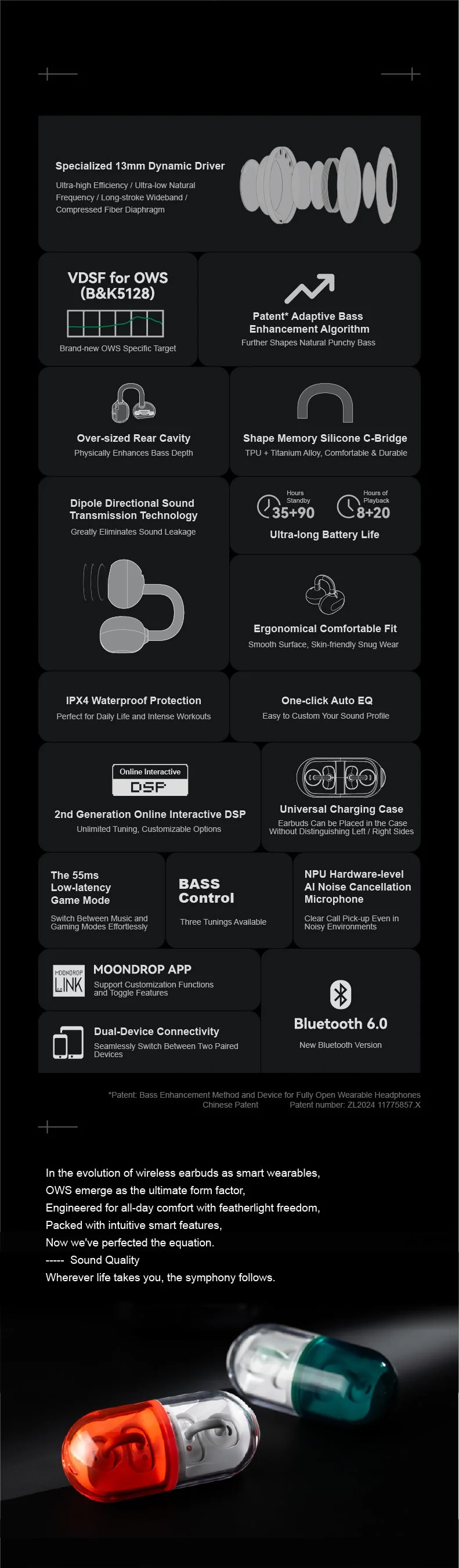 Moondrop Pill AI ENC HIFI Earbuds - Image 3