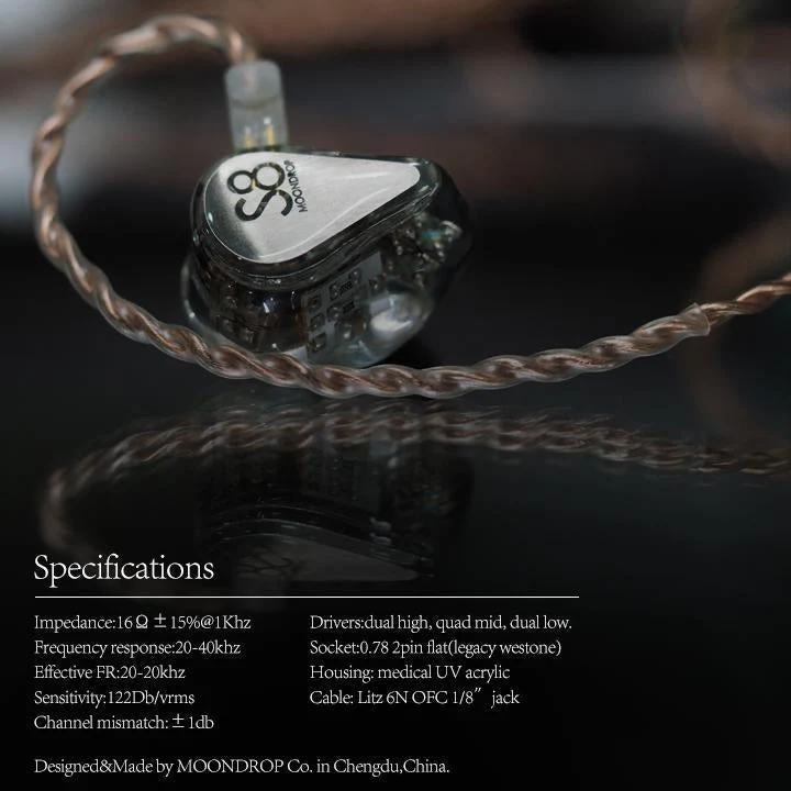 Moondrop S8 IEM (Apos Certified) - Image 8