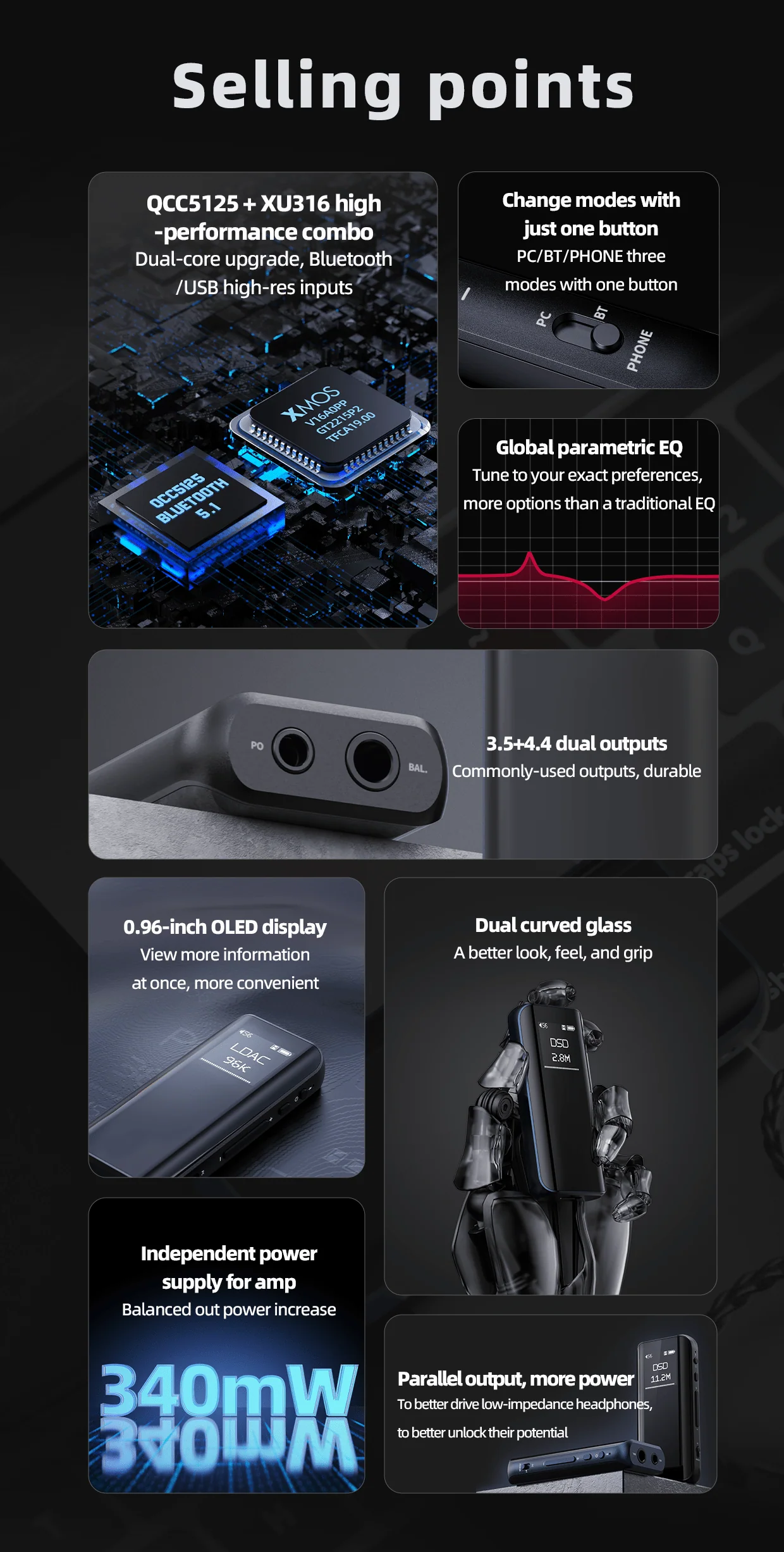 FiiO BTR15 Portable Hi-Fi Bluetooth DAC/Amp - Image 6