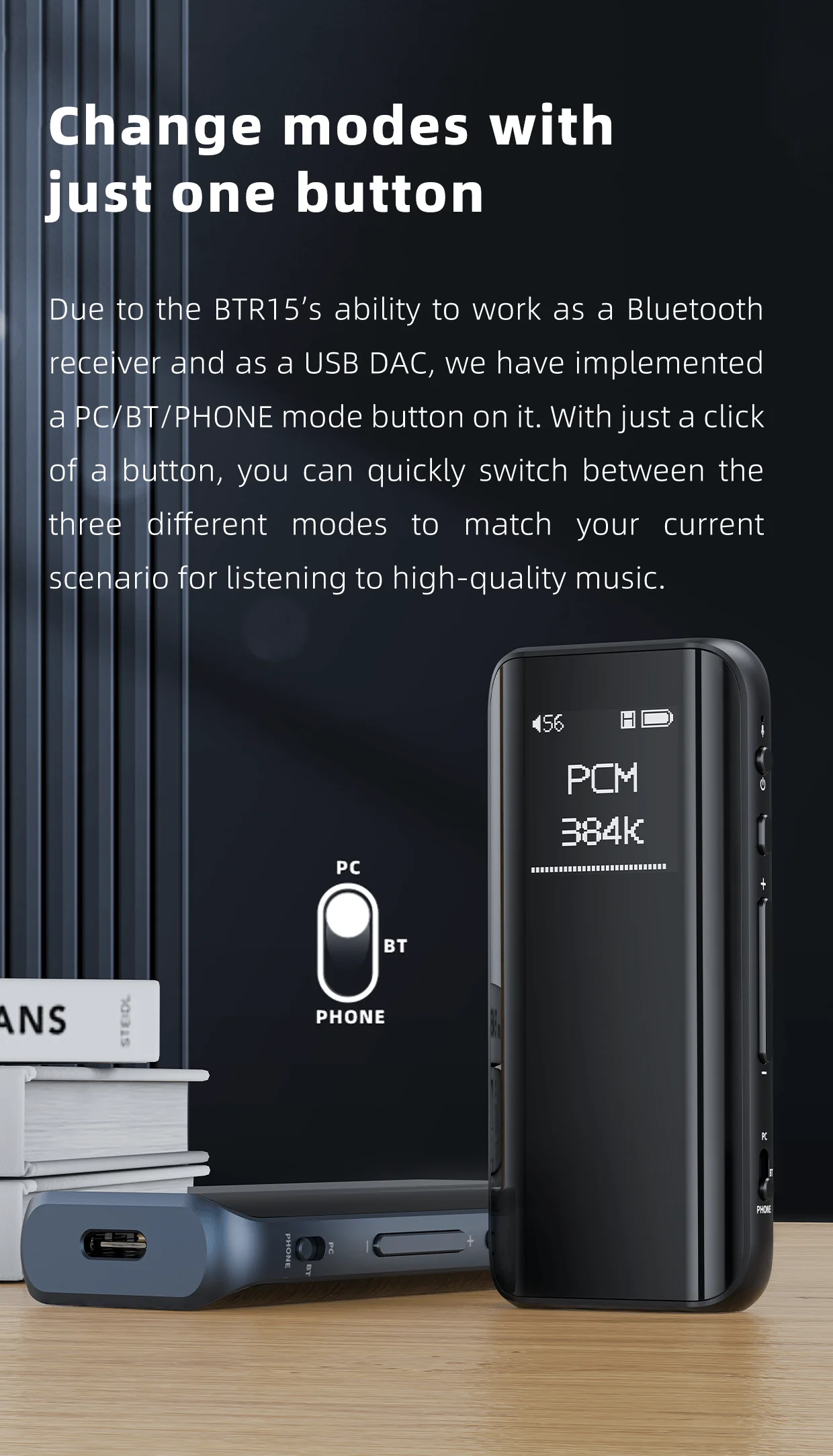 FiiO BTR15 Portable Hi-Fi Bluetooth DAC/Amp - Image 7